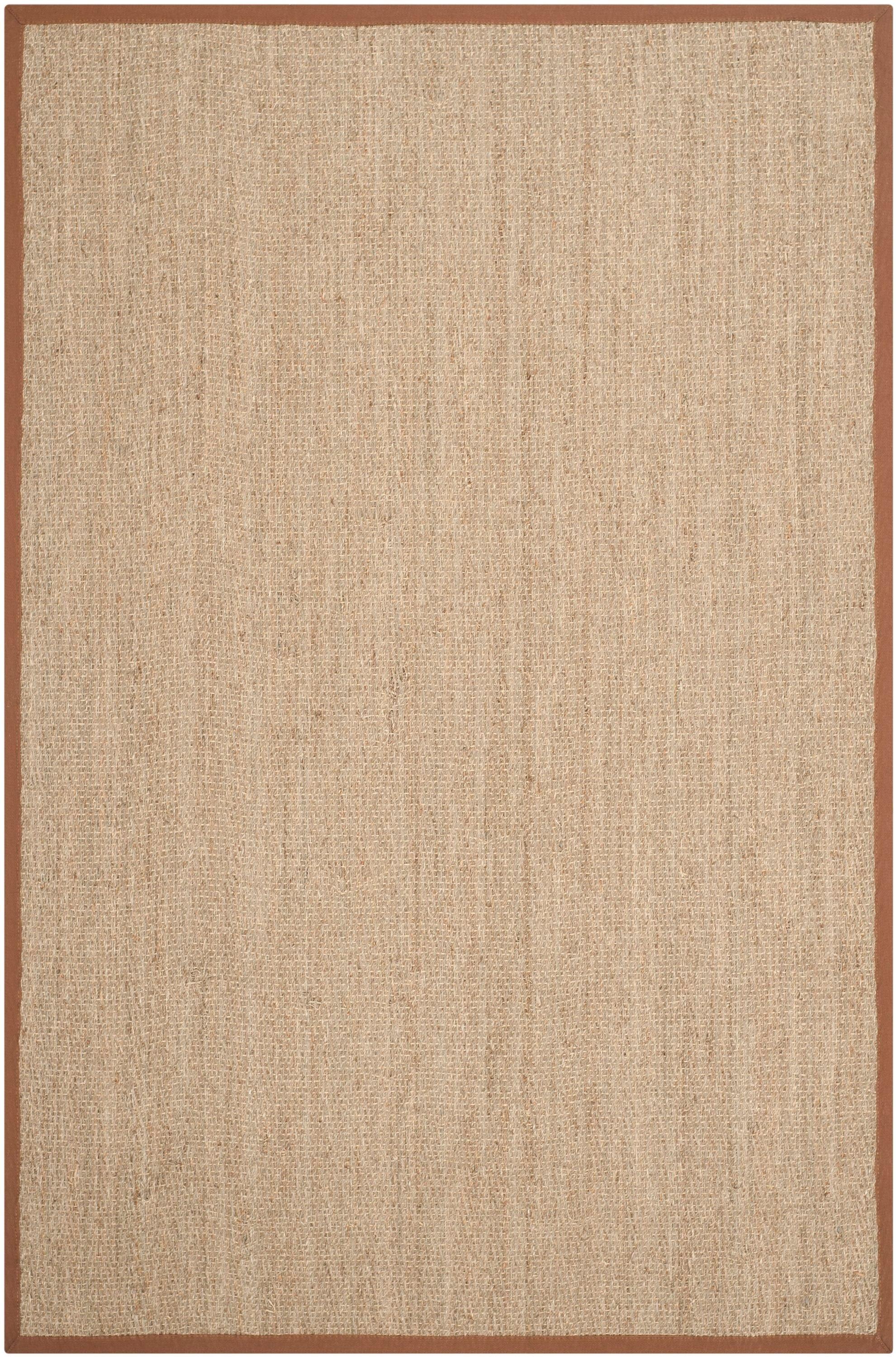 Natural Fiber NF115 Power Loomed Indoor Area Rug - Natural/Brown - 5'x8' - Safavieh