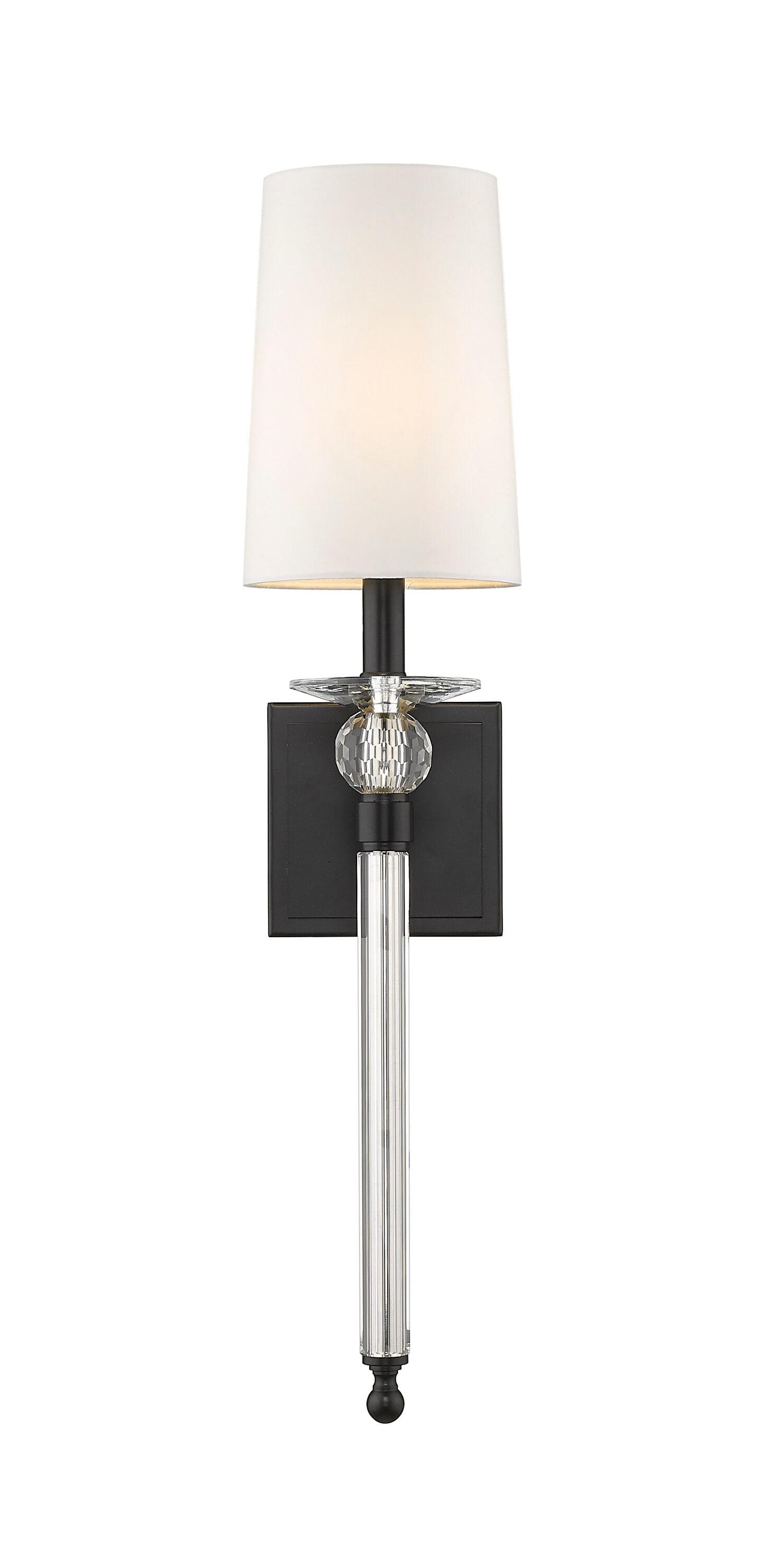 Z-Lite Ava 1 - Light Wall Light in  Matte Black