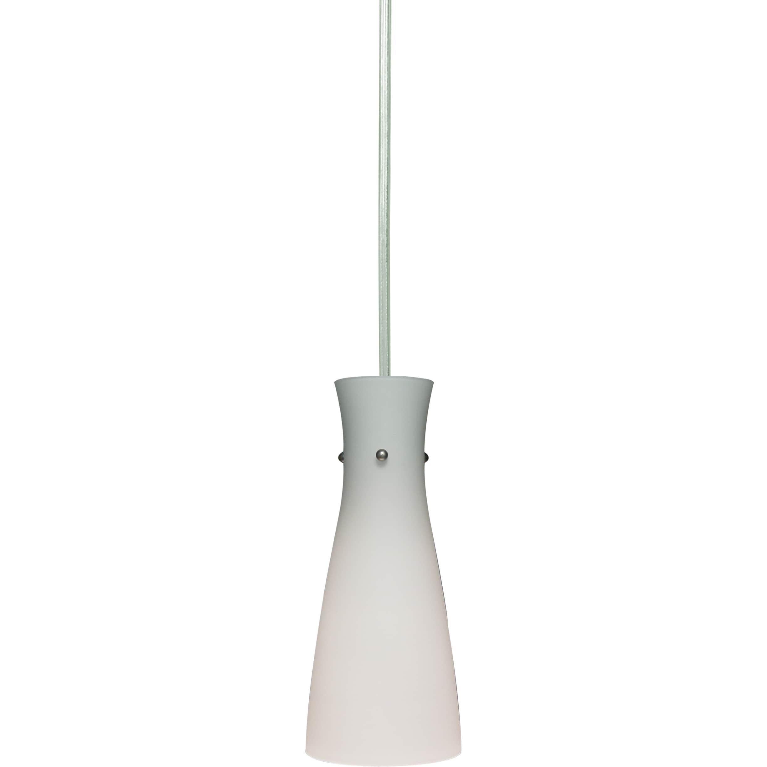 Volume Lighting 1 - Light Brushed Nickel Single Pendant