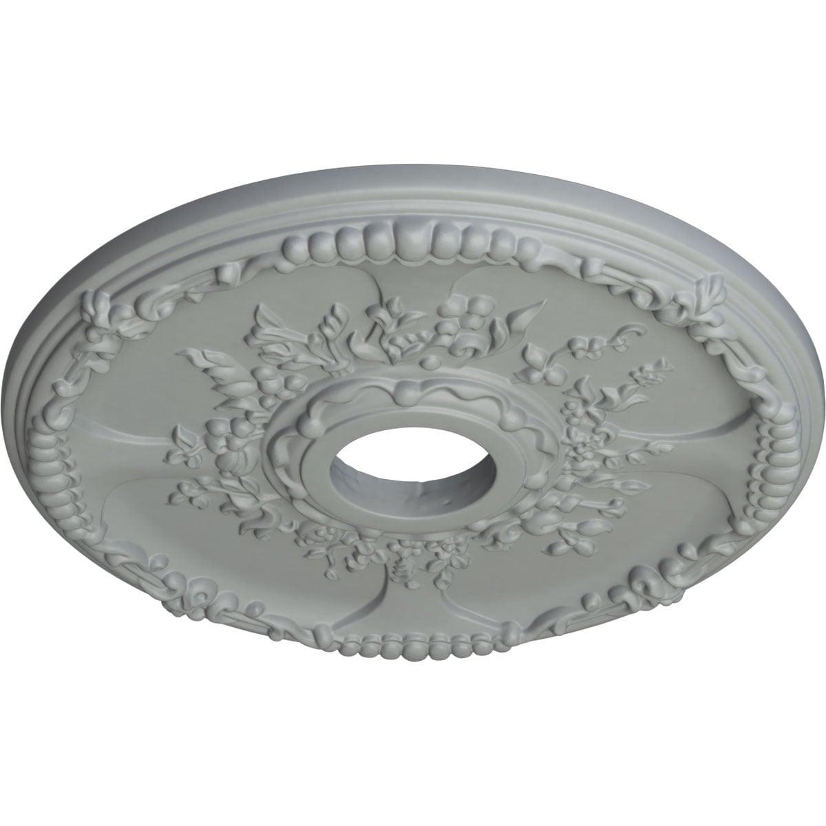Ekena Millwork 18"OD x 3 1/2"ID x 1 3/8"P Antioch Ceiling Medallion (Fits Canopies up to 3 1/2")