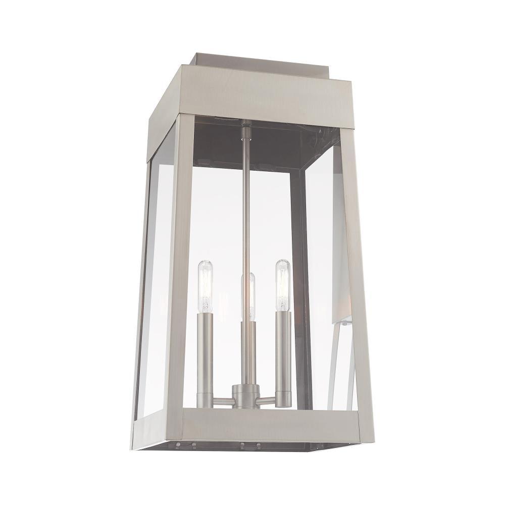 Livex Lighting Oslo 3 - Light Wall Light in  Brushed Nickel