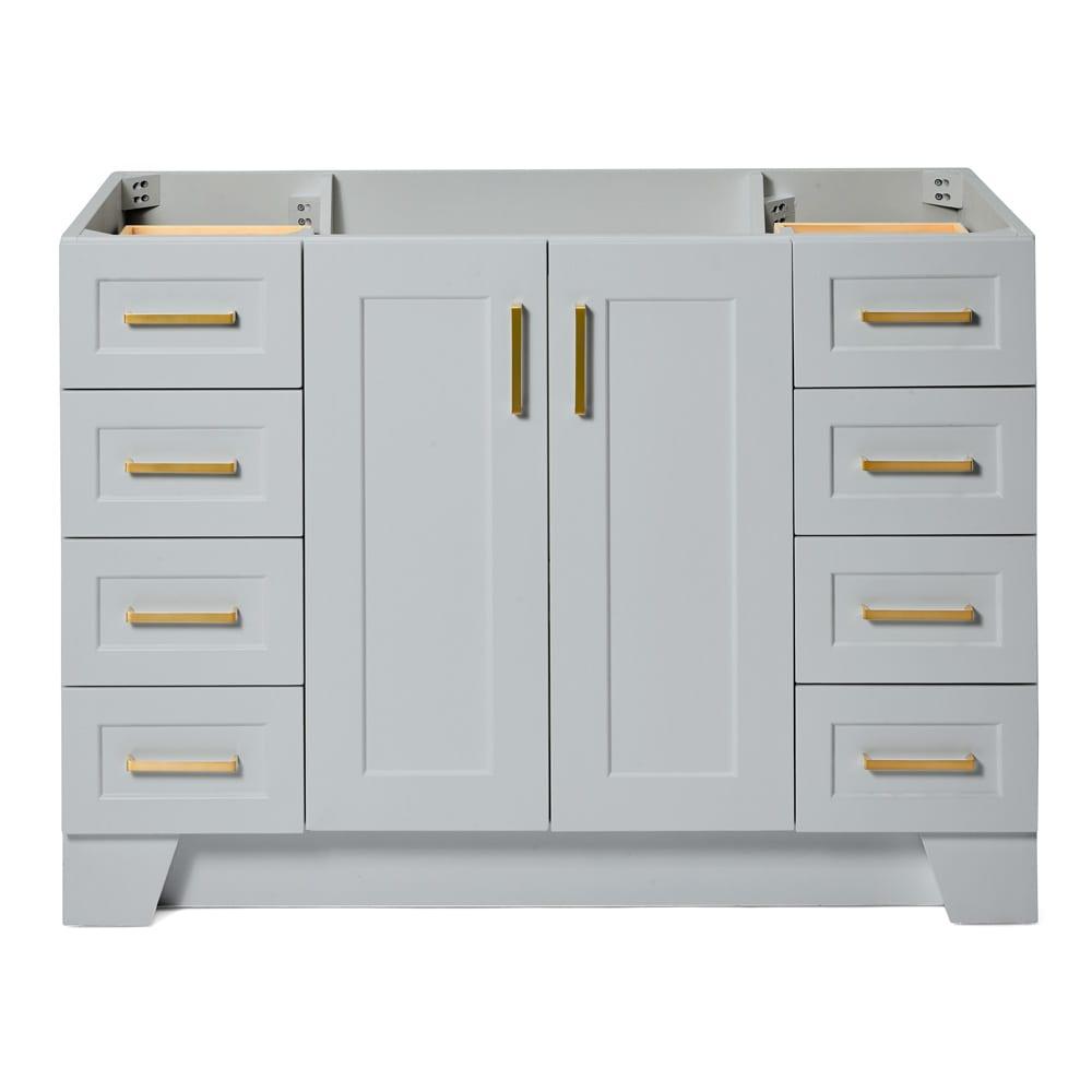 Ariel Q048s-Bc Taylor 48" Free Standing Hardwood Single Vanity Cabinet Only - Grey