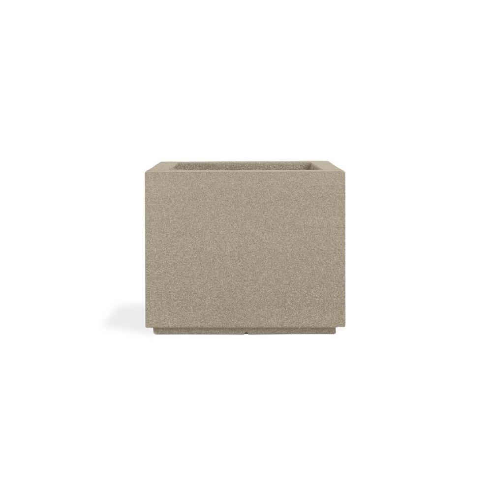 23'' Sandstone Granite Composite Square Outdoor Planter