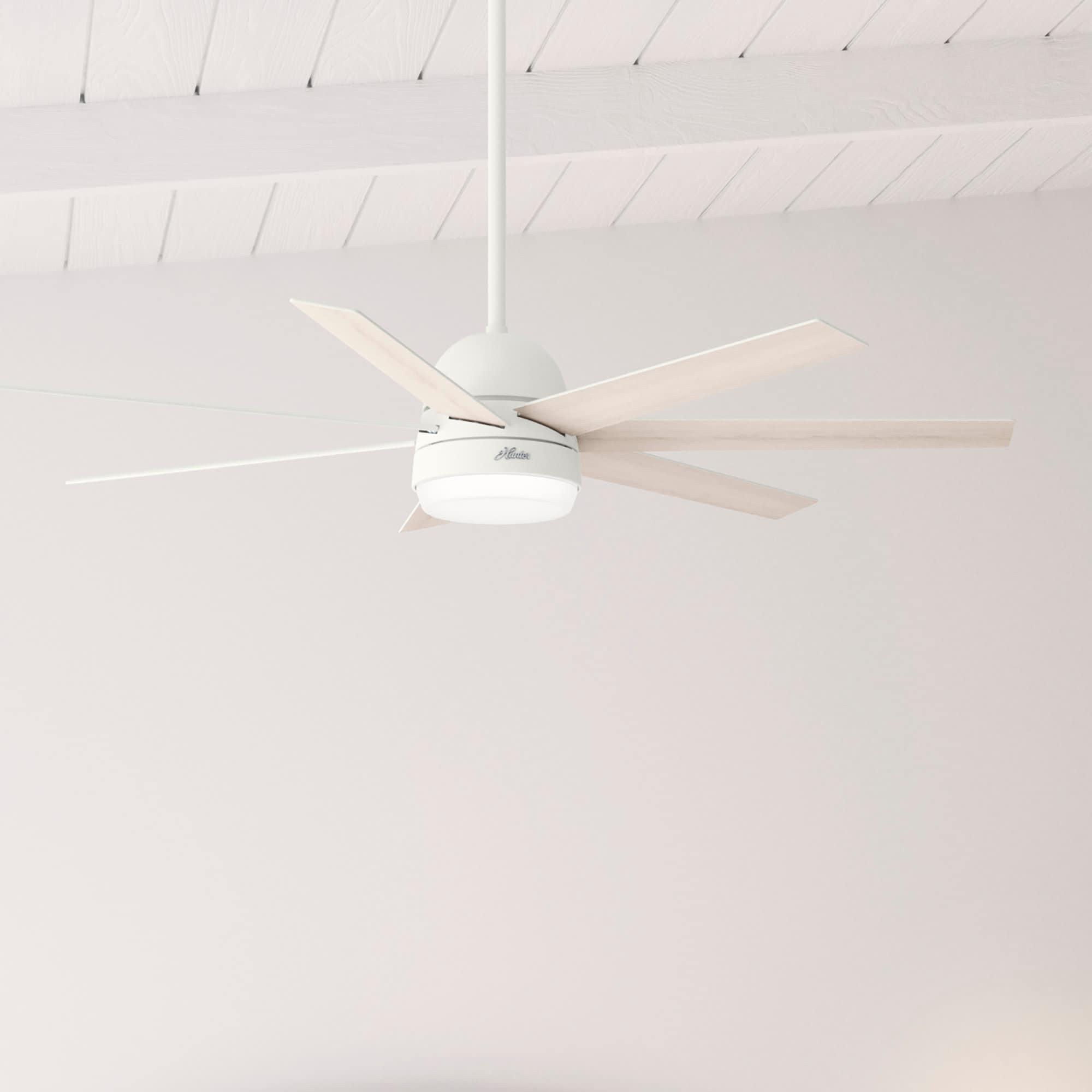 60" Phenomenon 7 - Blade Smart Standard Ceiling Fan with Wall Control and Light Kit Included