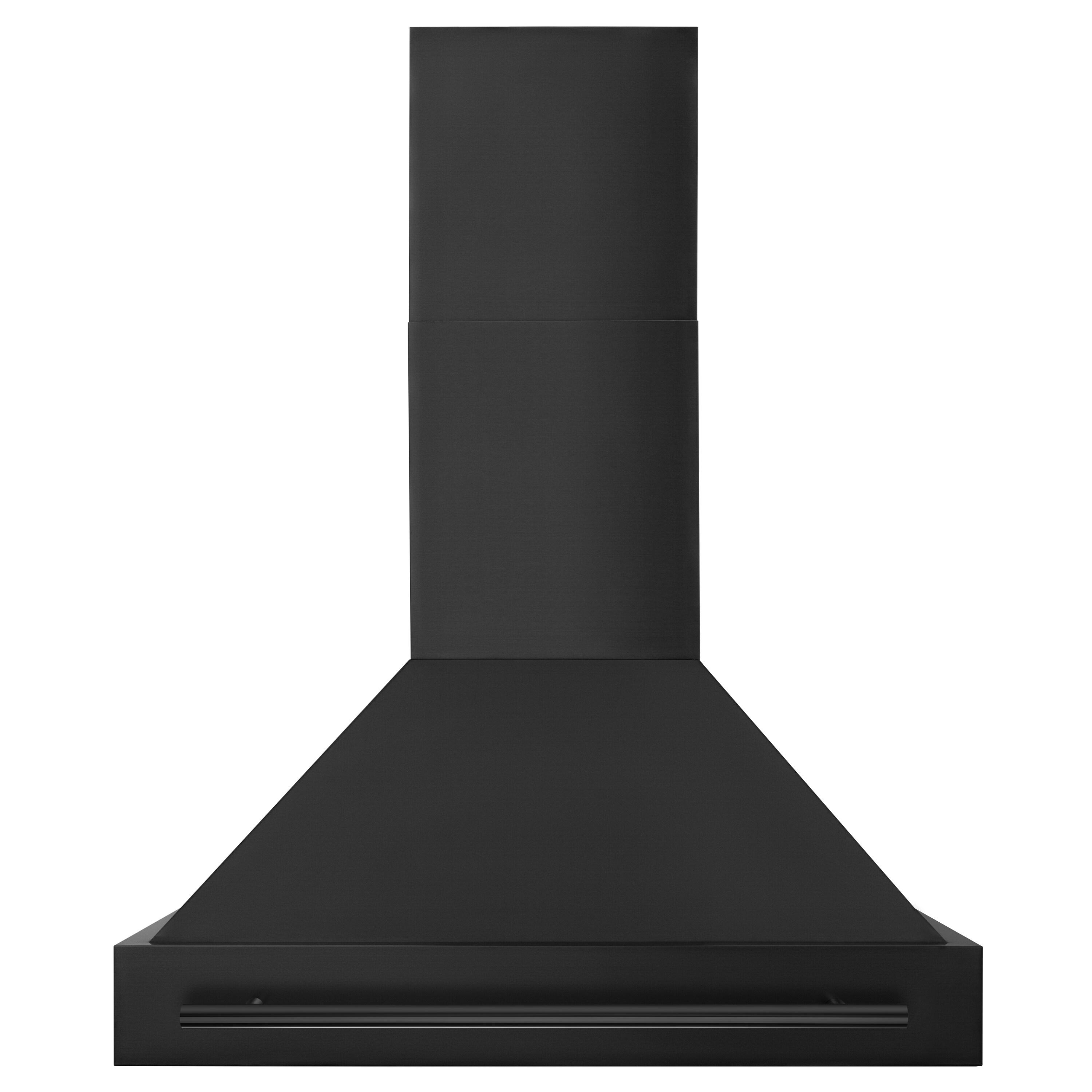 ZLINE ZLINE 36 in. Black Stainless Steel Range Hood W/ Black Stainless Steel Handle (BS655-36-BS) BS655-36-BS