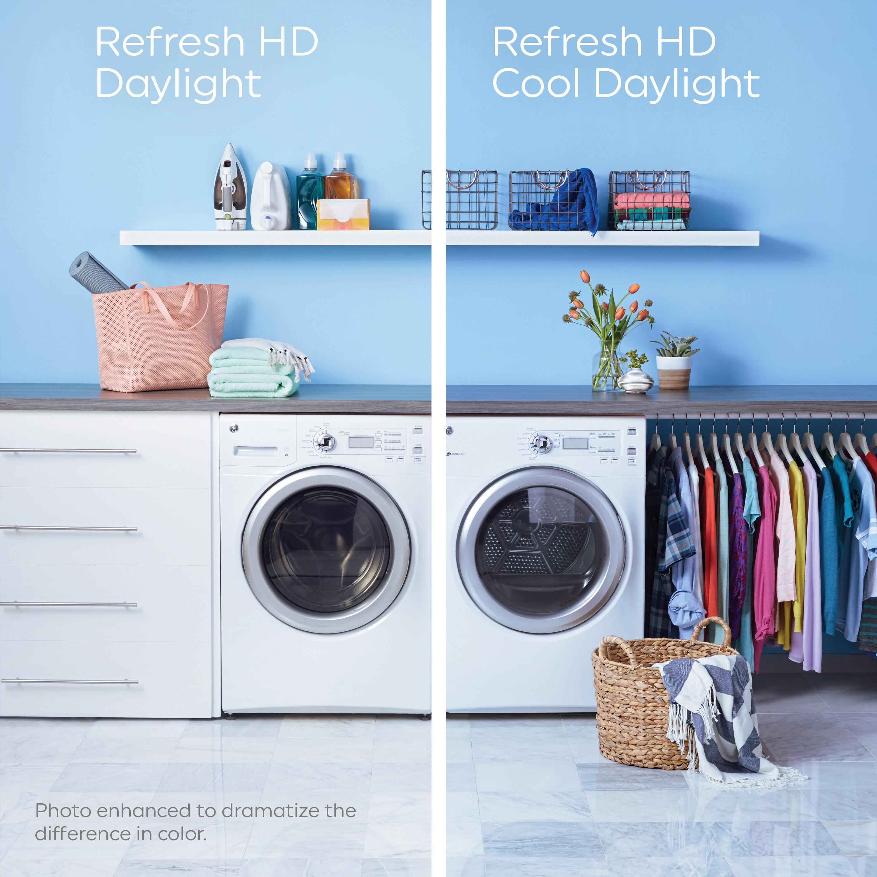 GE Refresh HD 60-Watt EQ ST19 Daylight Medium Base (e-26) Dimmable LED Decorative Light Bulb (4-Pack) Item #4977789 Model #9313022