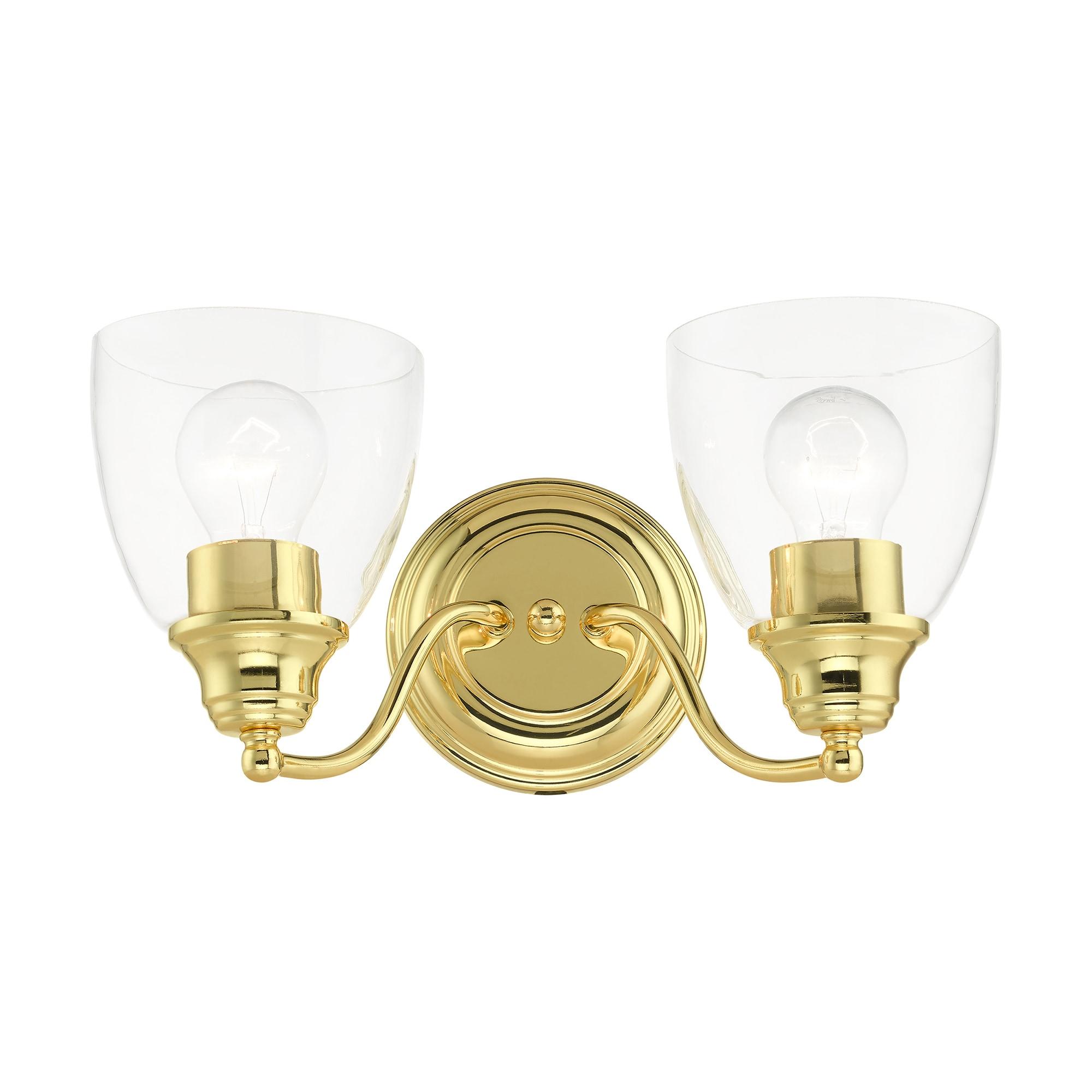 Livex Lighting Montgomery 2 - Light Vanity in  Polished Brass