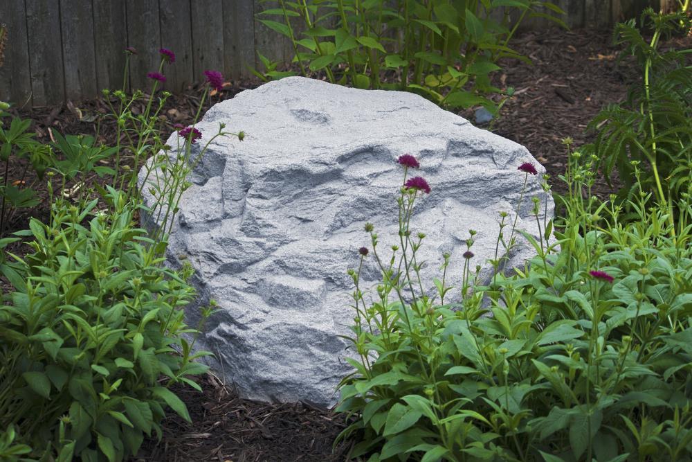 Landscape Rock – Natural Granite Appearance – Low Profile Boulder – Lightweight – Easy to Install