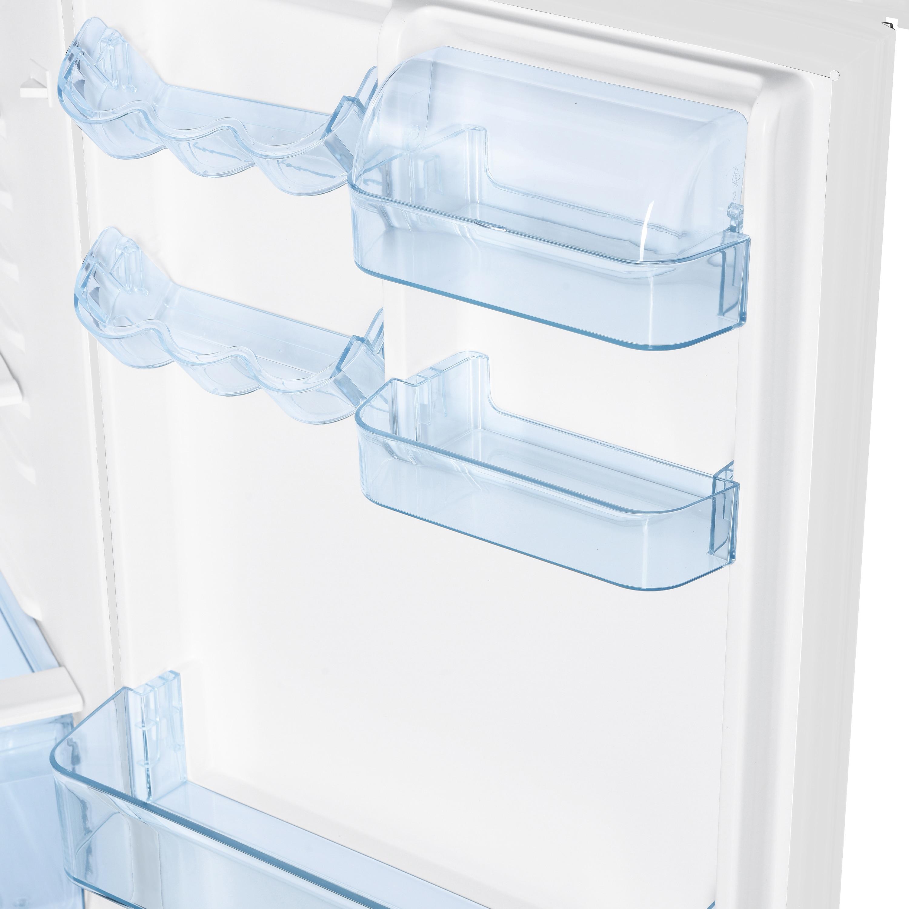 Compact White Energy Star Bottom Freezer Refrigerator