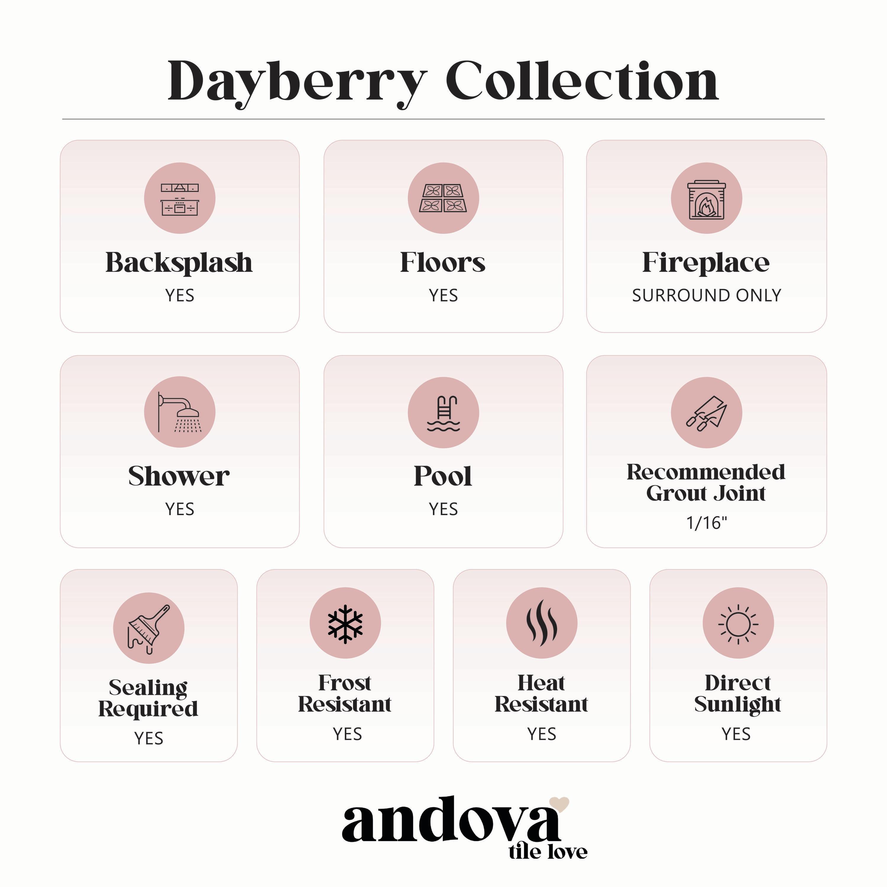 Andova Dayberry 1.5" Marble Arabesque Mosaic Kitchen Backsplash, Bathroom, Shower, Pool, Wall and Floor Tile