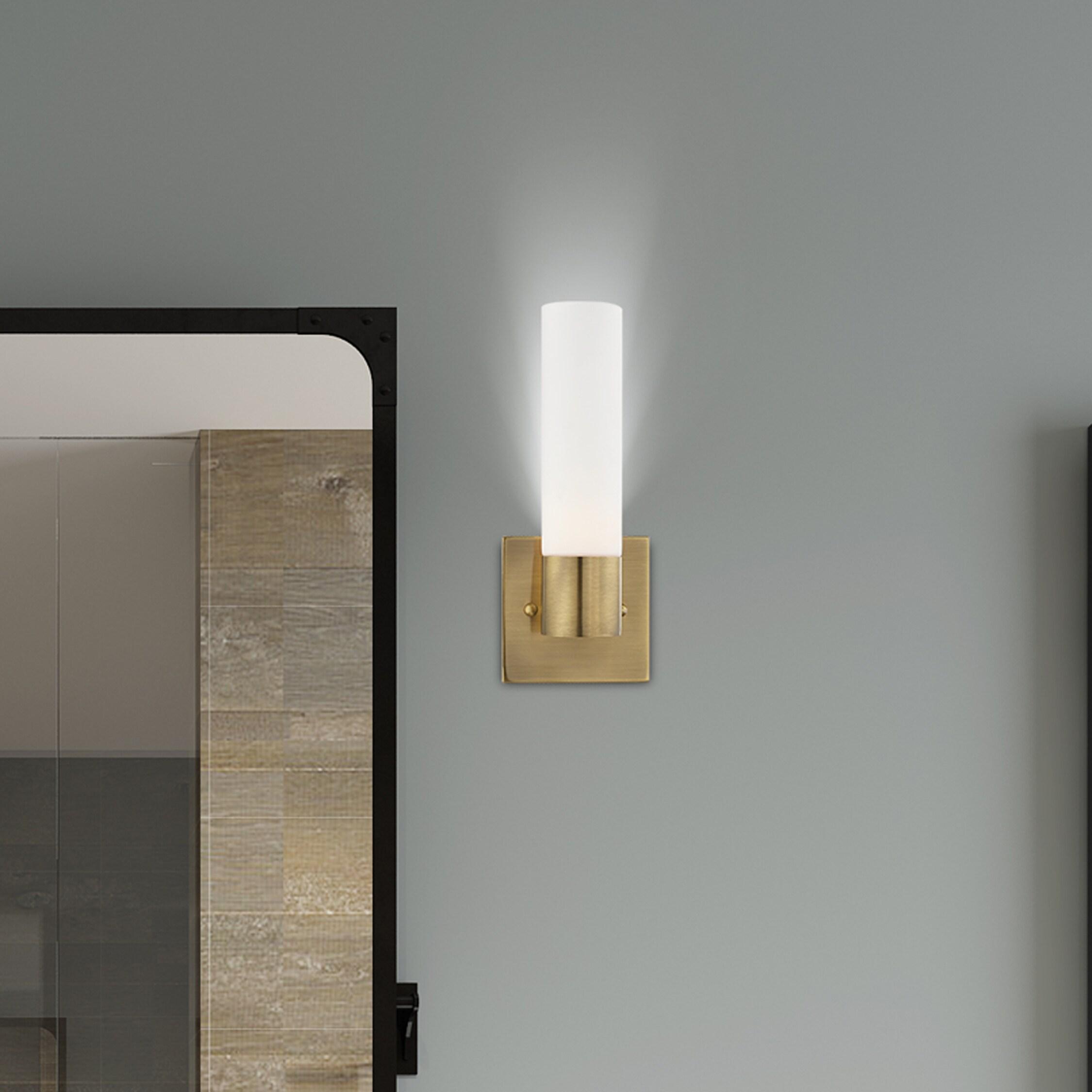 Livex Lighting Aero 1 - Light Sconce in  Antique Brass