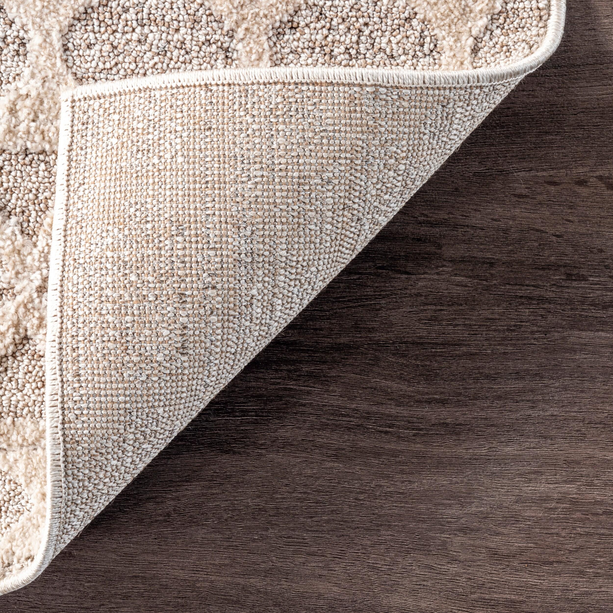 Nuloom Cameron Moroccan 8x10 Indoor Area Rug for Living Room Bedroom Dining Room Kitchen, Beige/Ivory