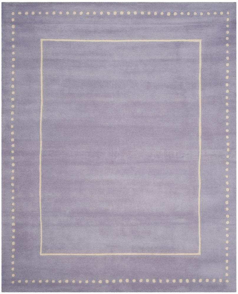 Bella BEL151 Hand Tufted Area Rug - Lavander/Ivory - 6'x9' - Safavieh.