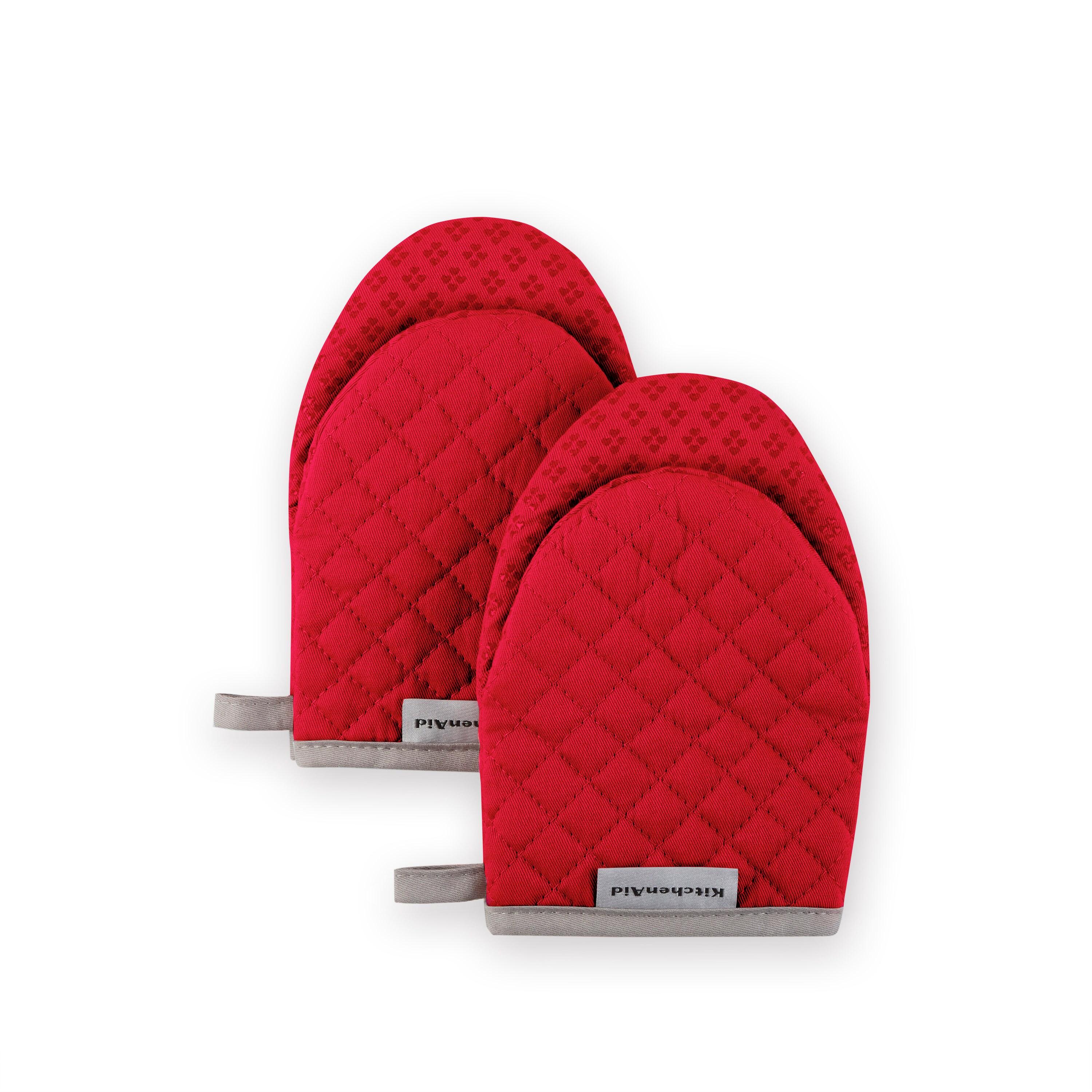 KitchenAid® KitchenAid Asteroid Solid Textured Mini Oven Mitt (Set of 2)