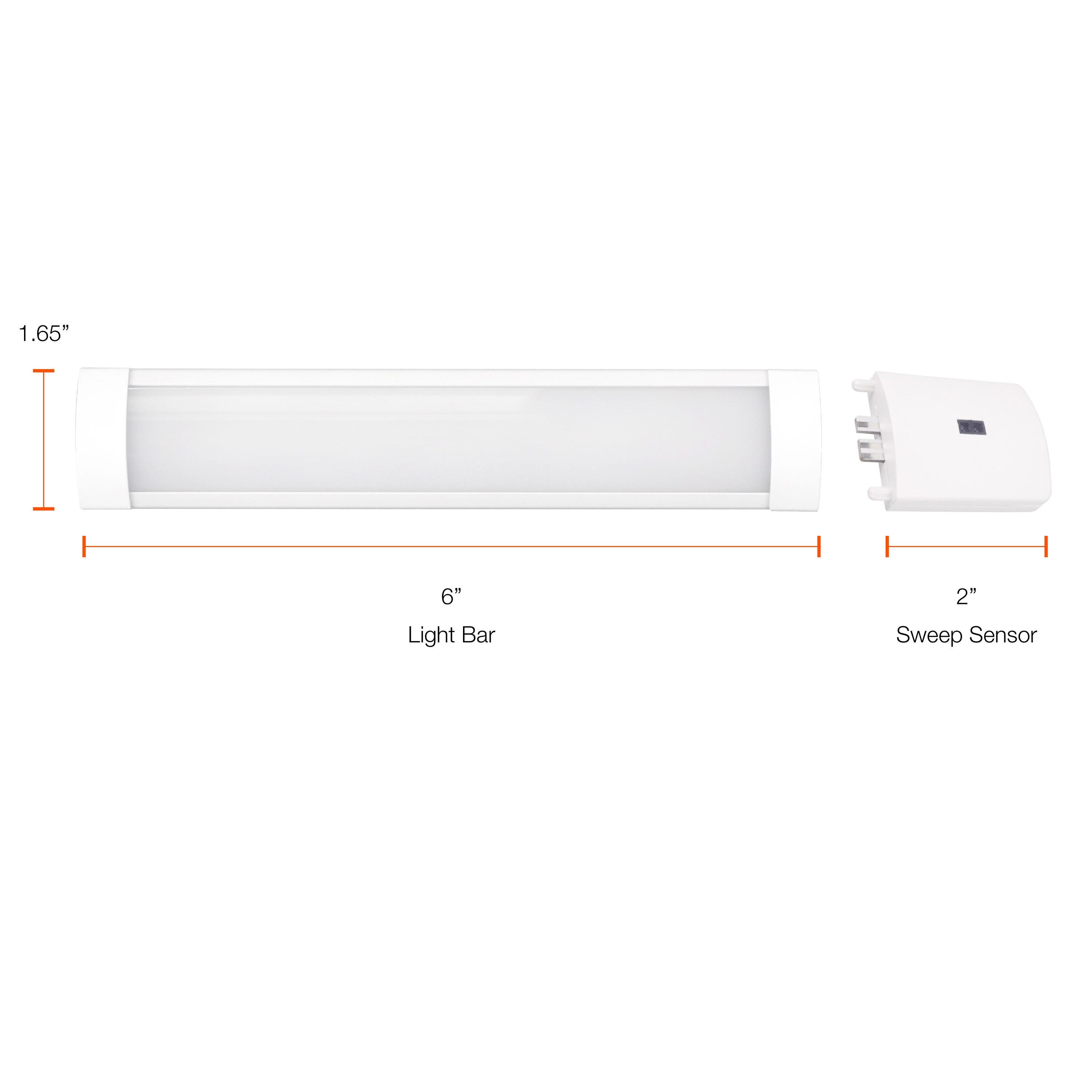 Sylvania 9" White Aluminum LED Under Cabinet Light Kit