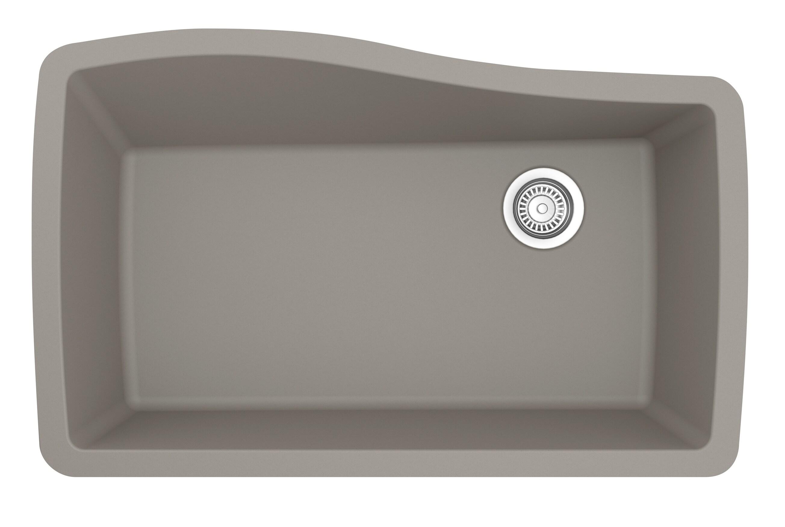 Karran Karran Undermount Quartz Composite 33-1/2'' X 21'' Single Bowl Kitchen Sink QU-722-CN