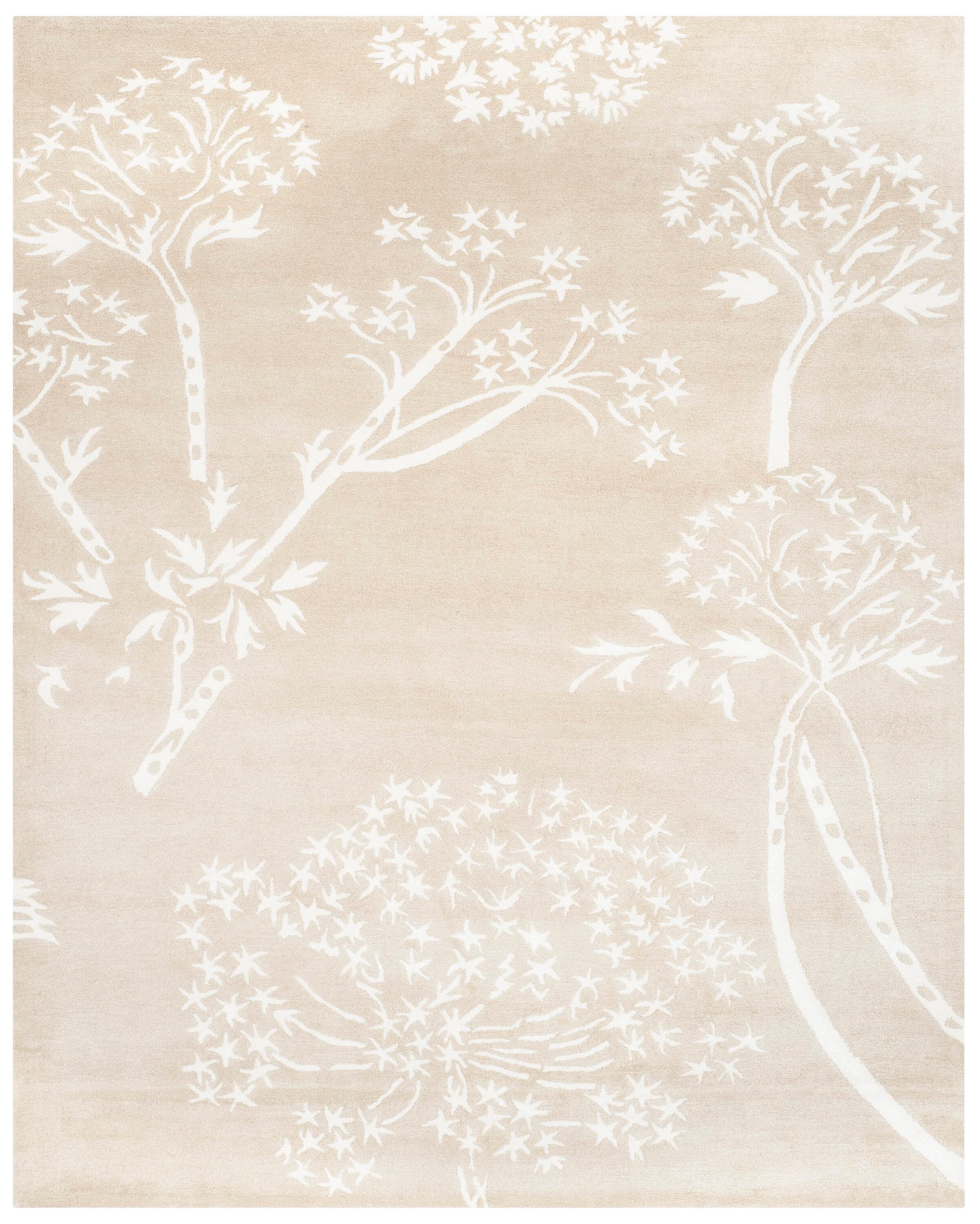 Bella BEL131 Hand Tufted Area Rug - Sand/Ivory - 8'x10' - Safavieh.