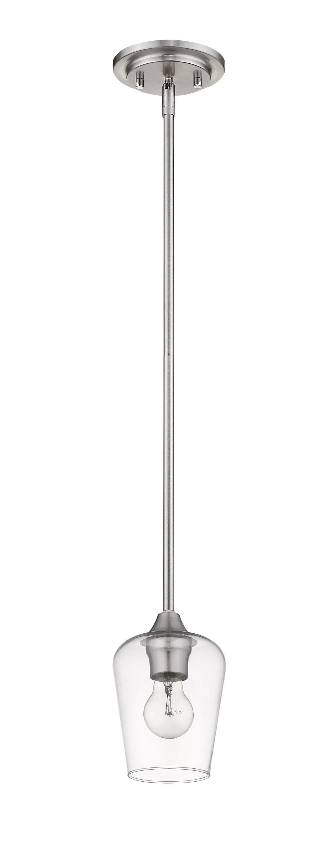 Z-Lite Joliet 1 - Light Pendant in  Brushed Nickel