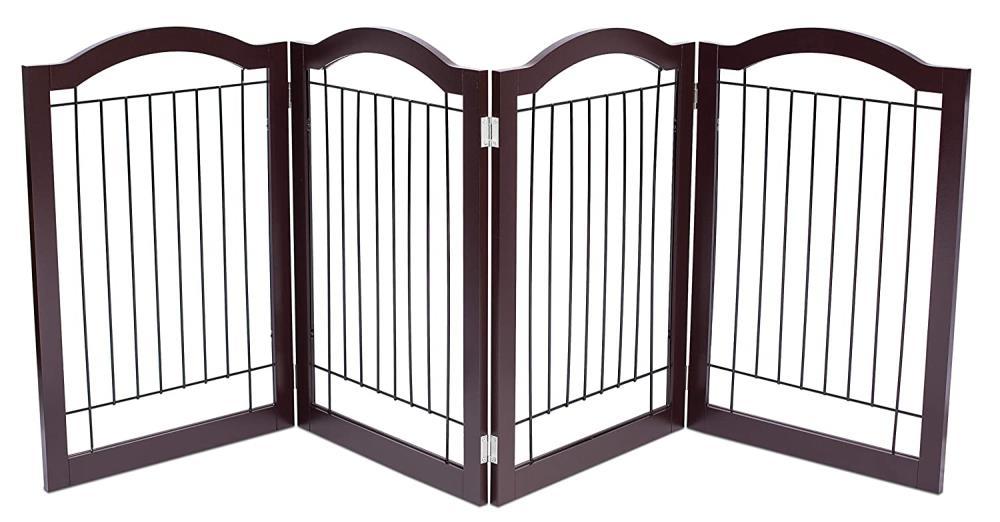Wood Free Standing Pet Gate