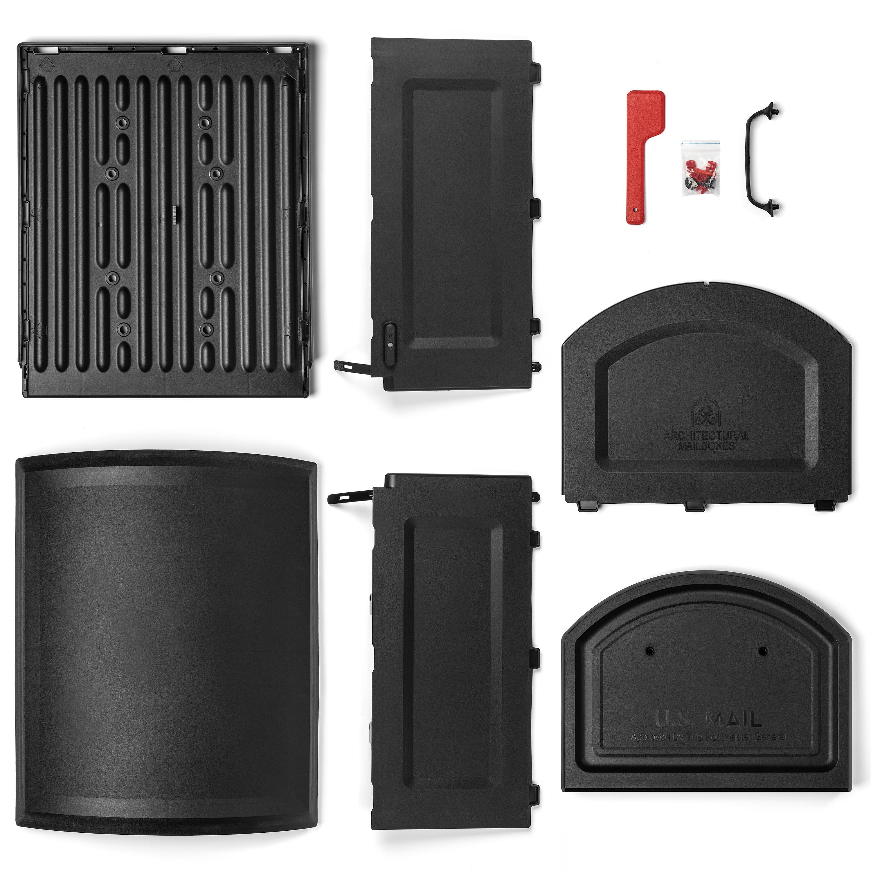 Architectural Mailboxes BILT CRE8 Extra Large Capacity Plastic Post Mount Mailbox