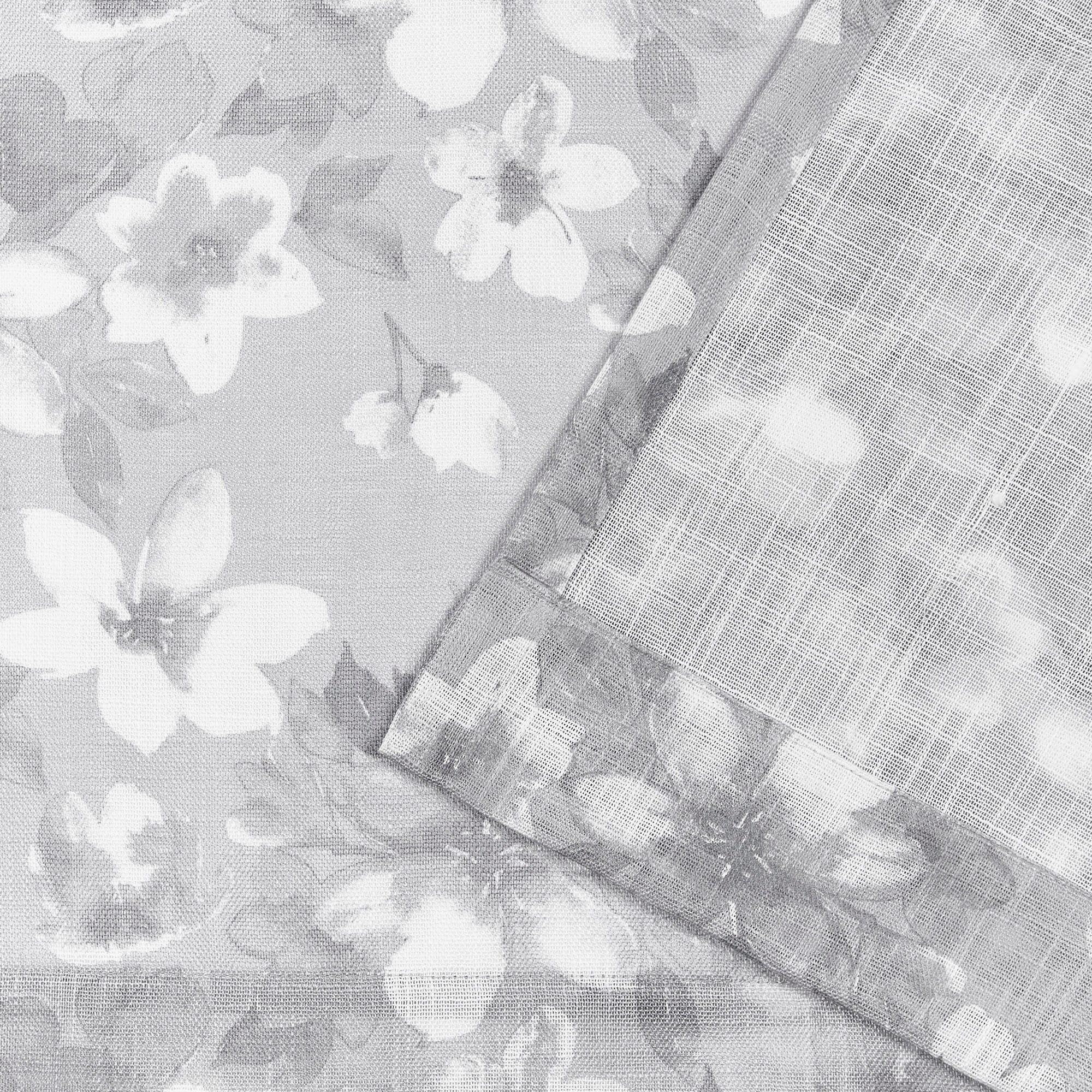 Nicole Miller Nicole Miller New York Dara Light Filtering, Semi Sheer Rod Pocket Curtain Panels (Set of 2)