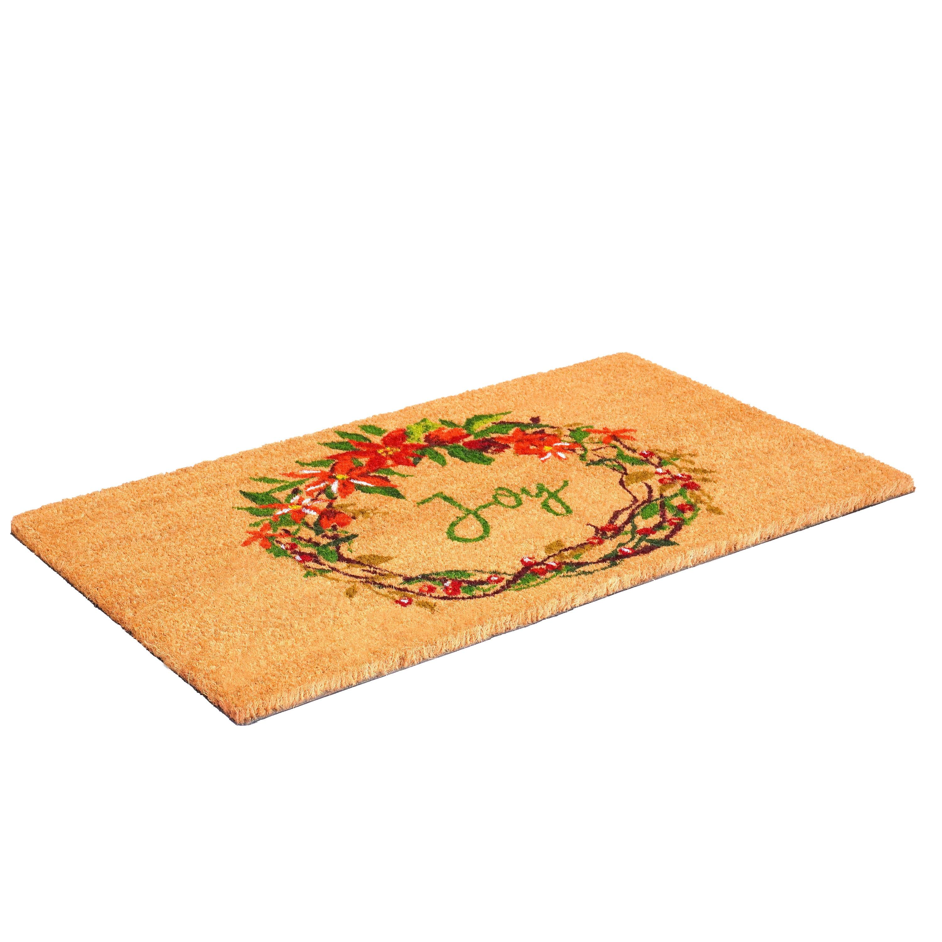 Calloway Mills 107552436 24 x 36 in. Christmas Joy Doormat - Multi Color