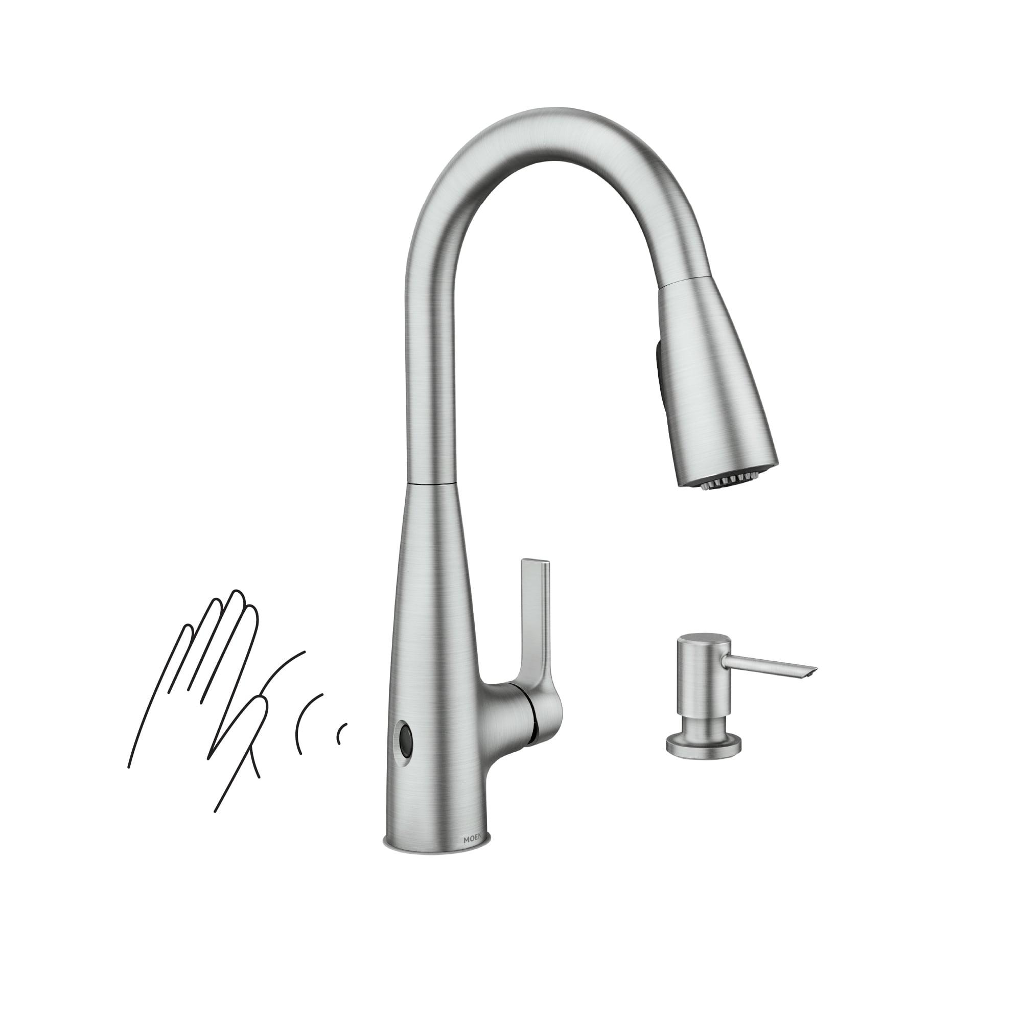 Haelyn Touchless Single-Handle Pull-Down Sprayer Kitchen Faucet with MotionSense Wave in Spot Resist Stainless