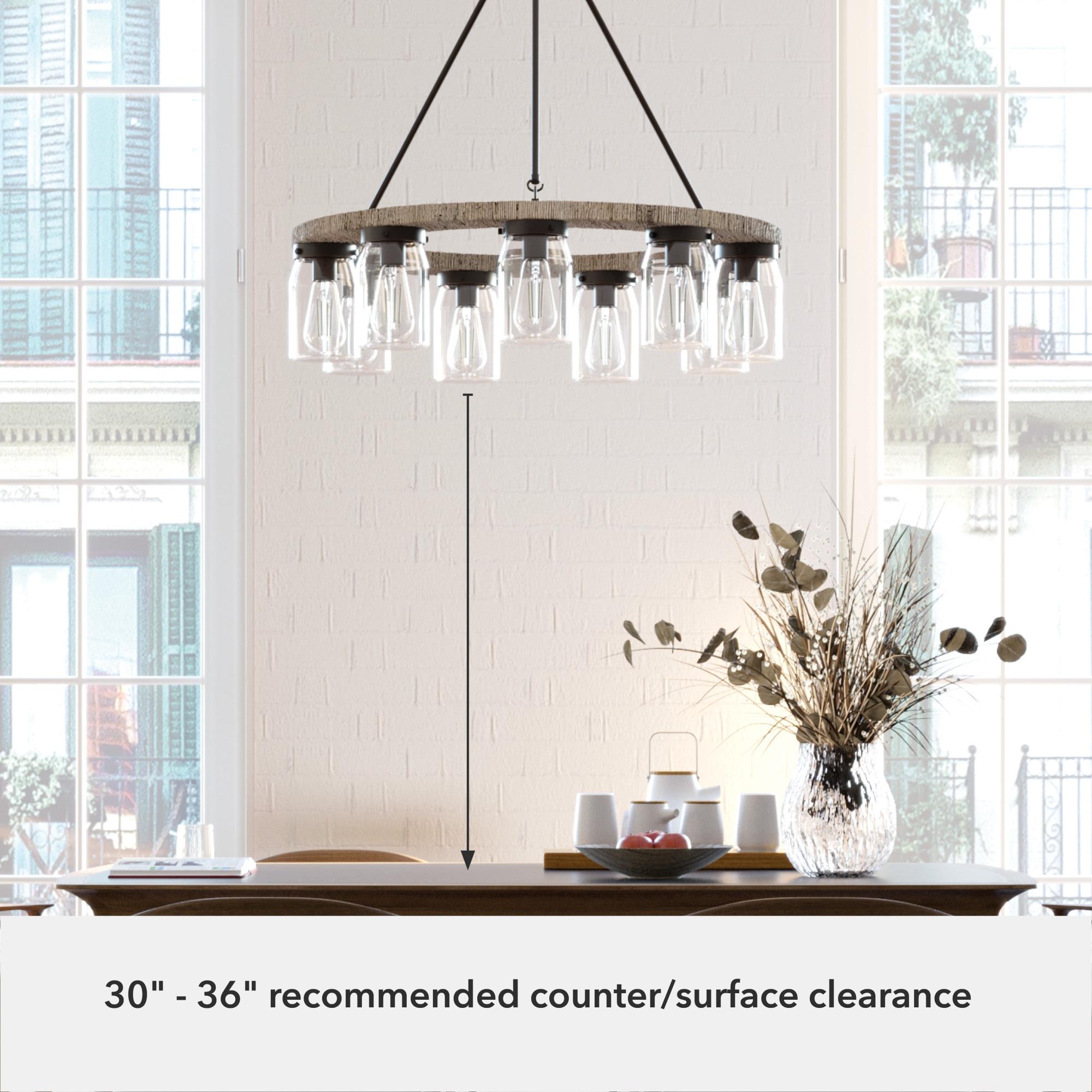 Devon Park Onyx Bengal 9-Light Bronze Wagon Wheel Chandelier
