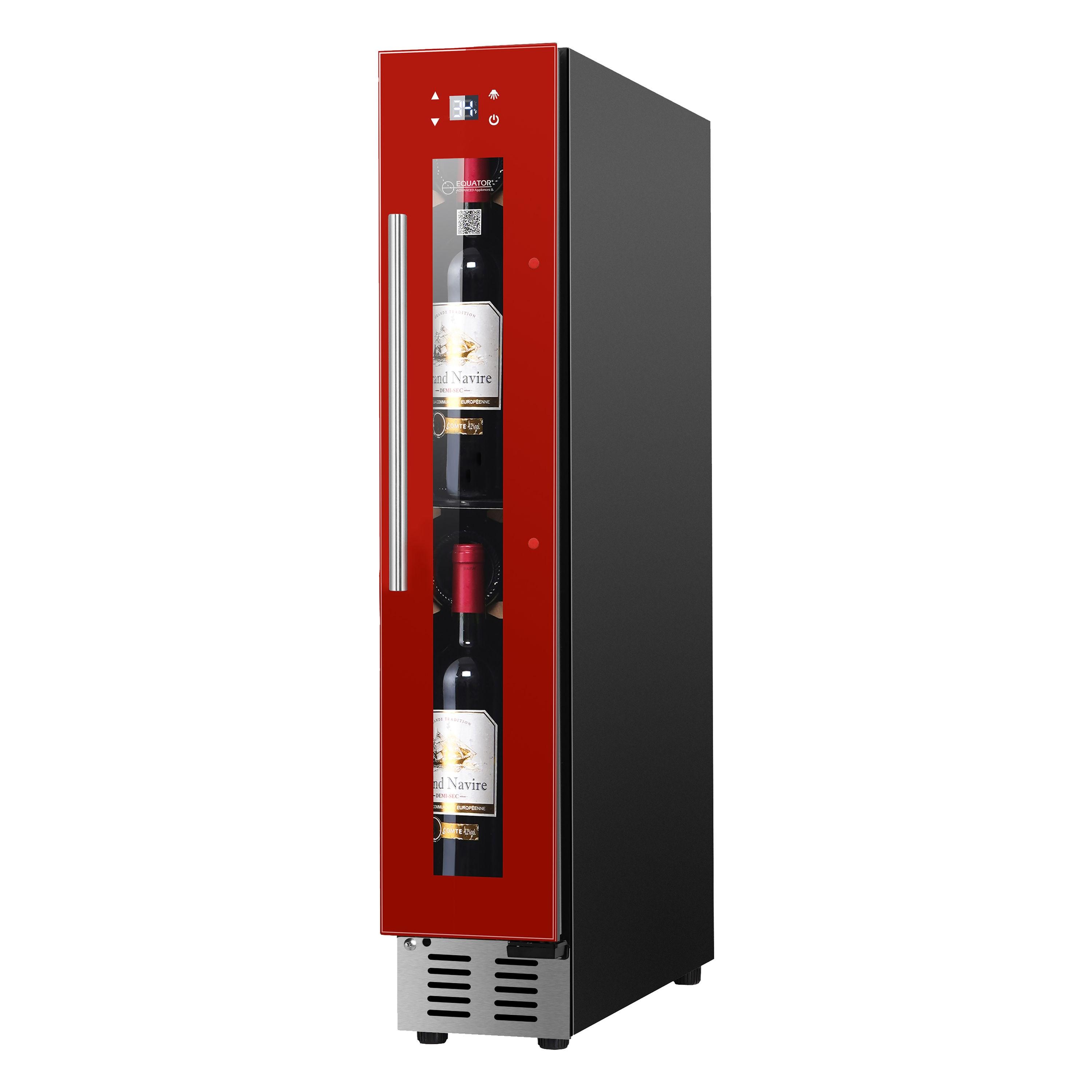 9 bottle Built-in/Freestanding Wine Ref with 7 color LED Lights