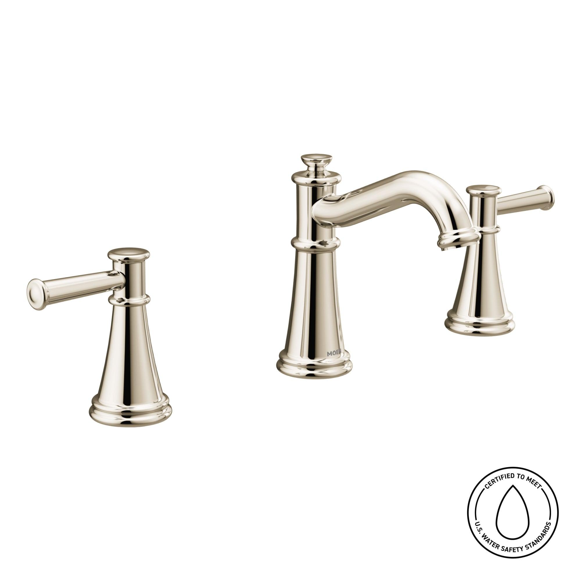 Moen Belfield Two Handle 8 in. Widespread Bathroom Faucet Trim Kit, Valve Required