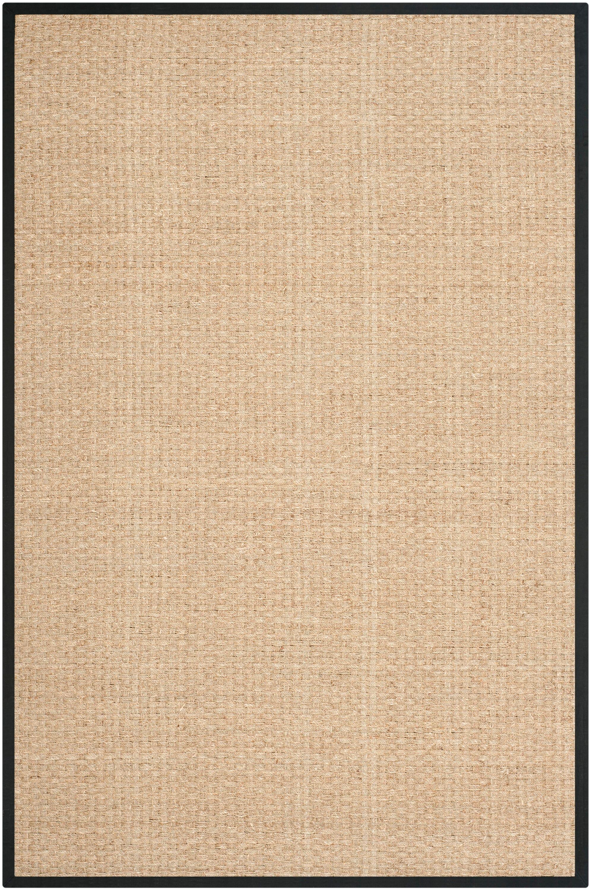 Natural Fiber NF114 Power Loomed Area Rug - Natural/Black - 8'x10' - Safavieh.