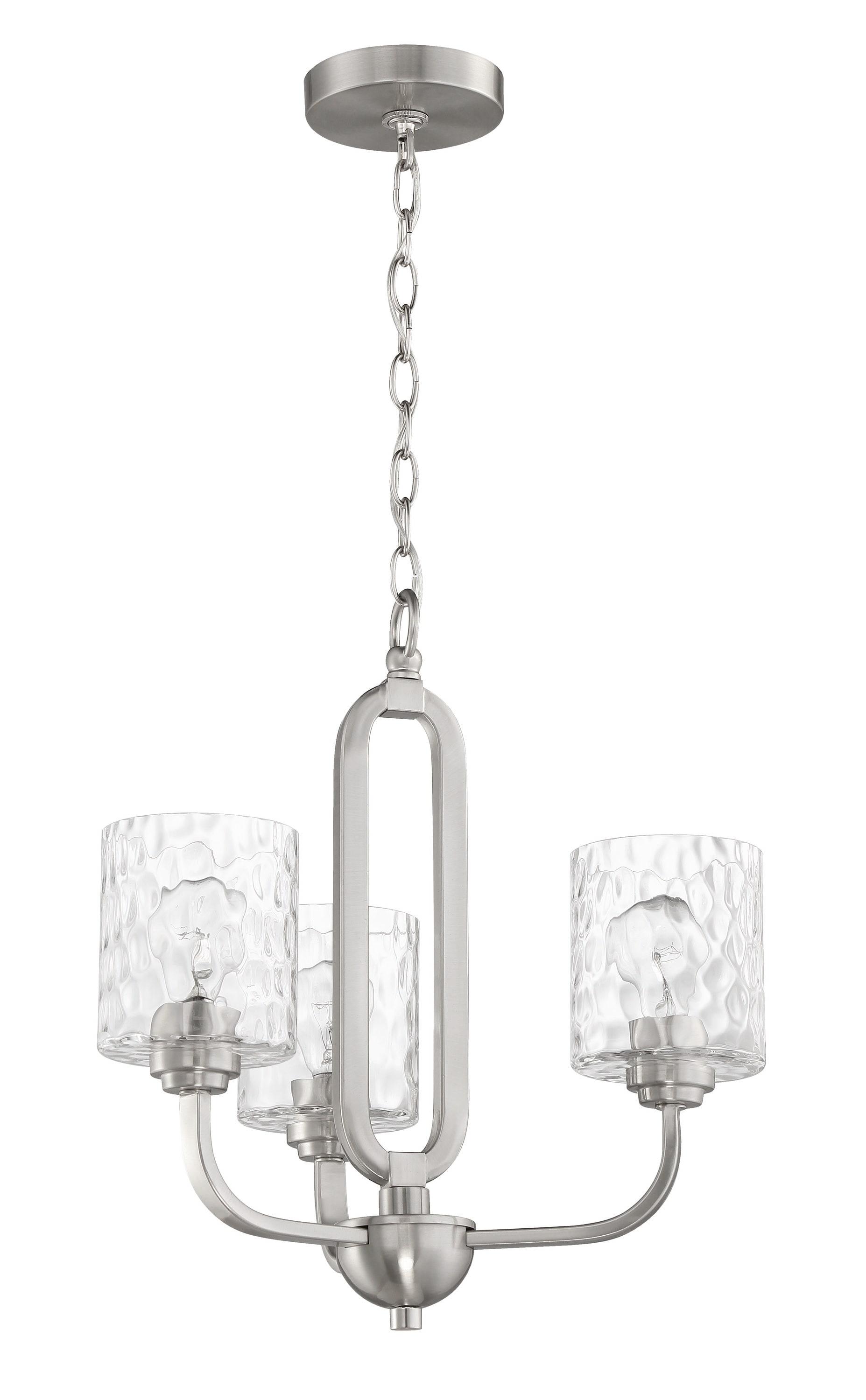 Craftmade Lighting 3 - Light Chandelier in  Brushed Polished Nickel