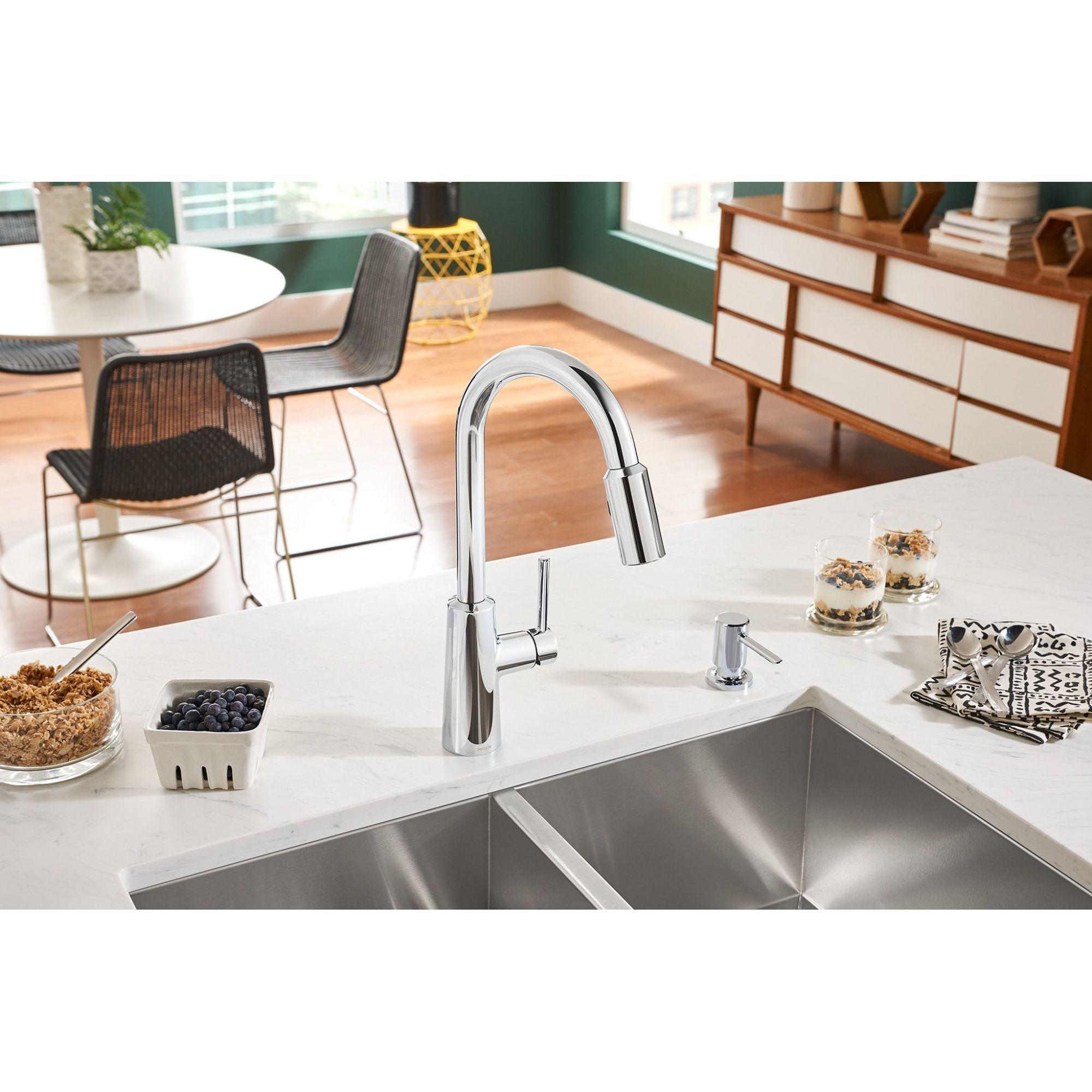 Moen Nori One Handle Chrome Pull-Down Kitchen Faucet