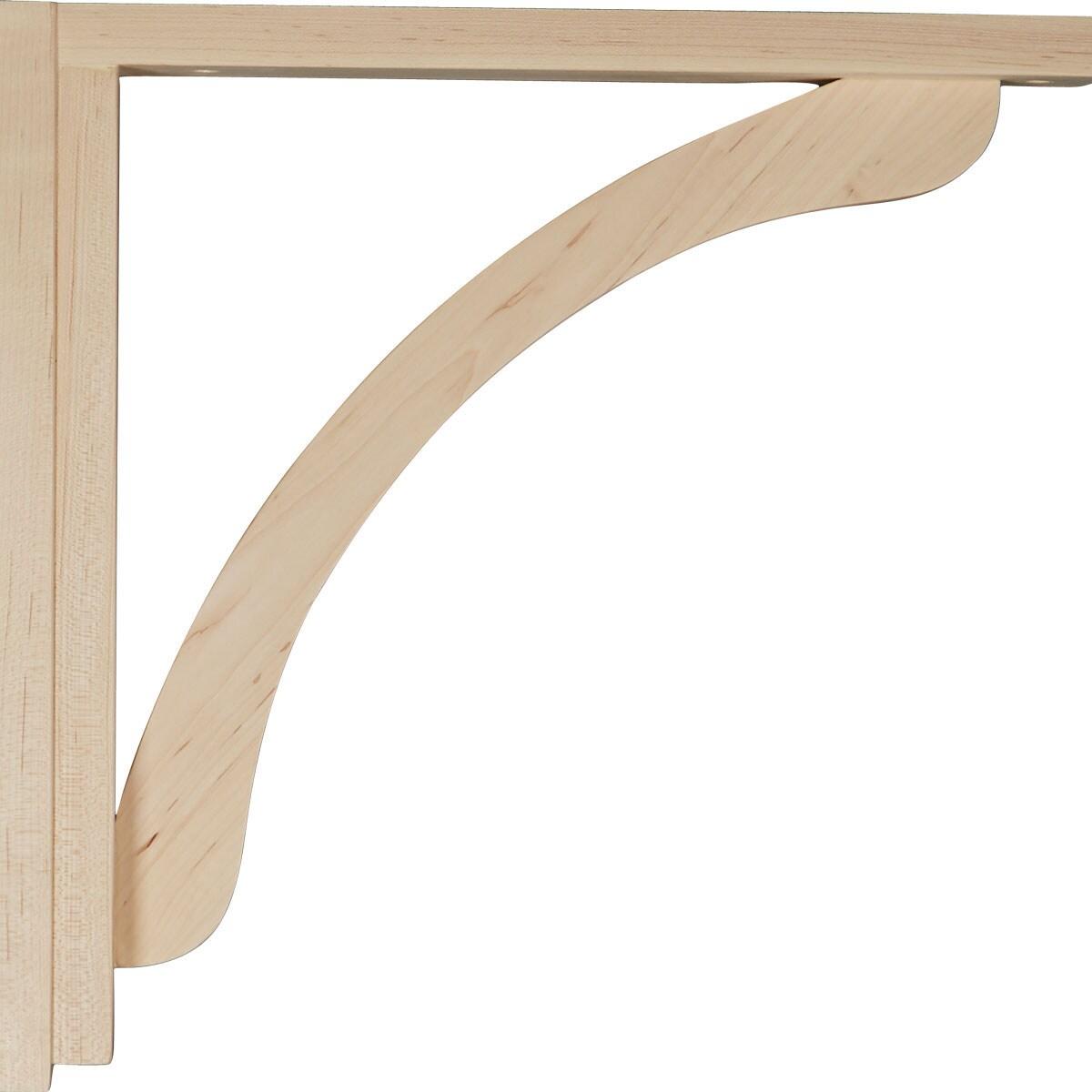 Ekena Millwork Reese H 2.5'' W D Wood Bracket / Corbel