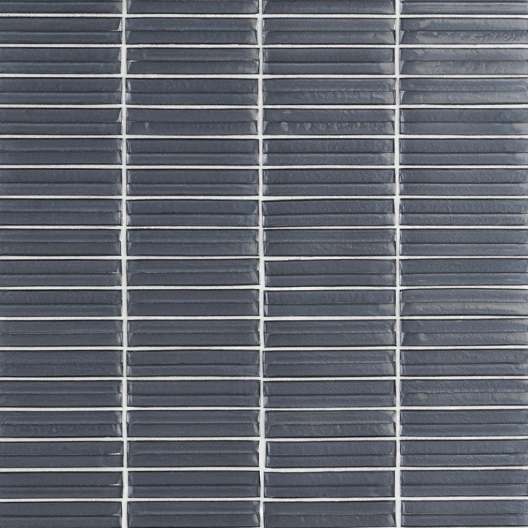 Tara Stacked 11.61" x 11.73" Molten Glass Mosaic Wall Tile (0.95 Sq. Ft. / Sheet)