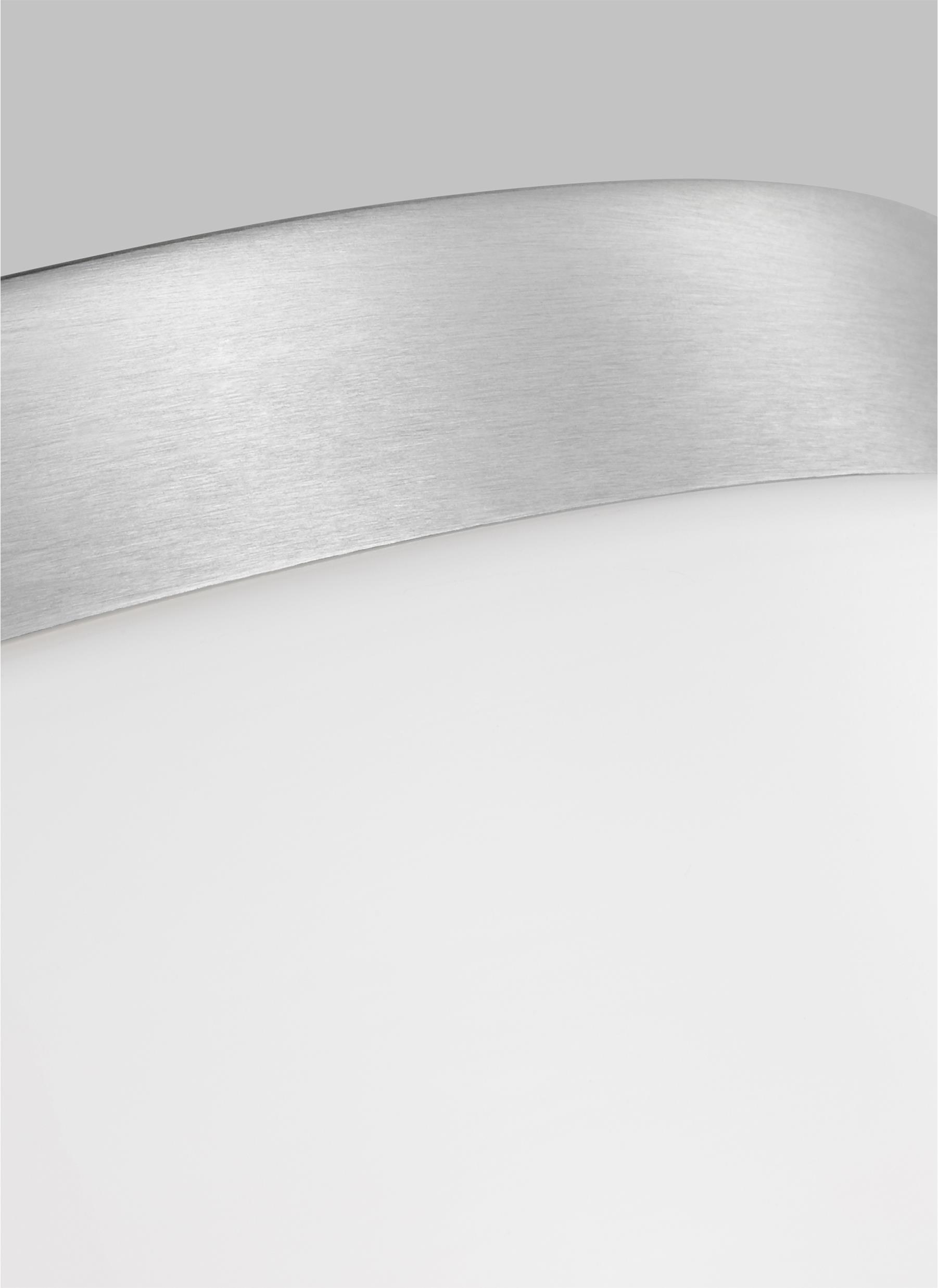 Helmes Single Light Glass LED Flush Mount