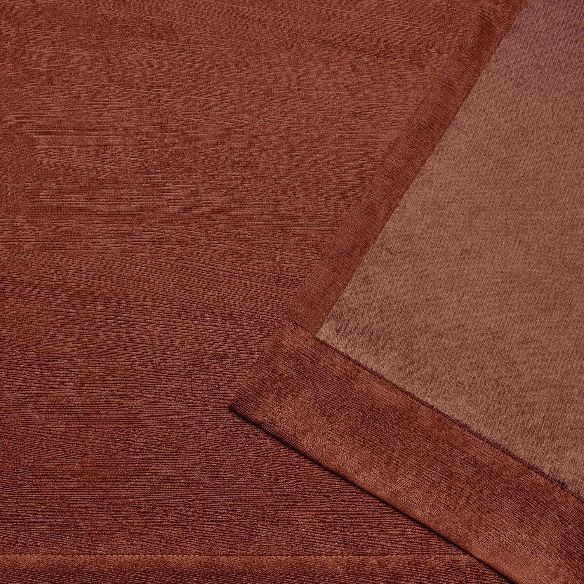 Set of 2 96"x52" Oxford Textured Sateen Thermal Room Darkening Grommet Top Window Curtain Panel Mecca Orange - Exclusive Home