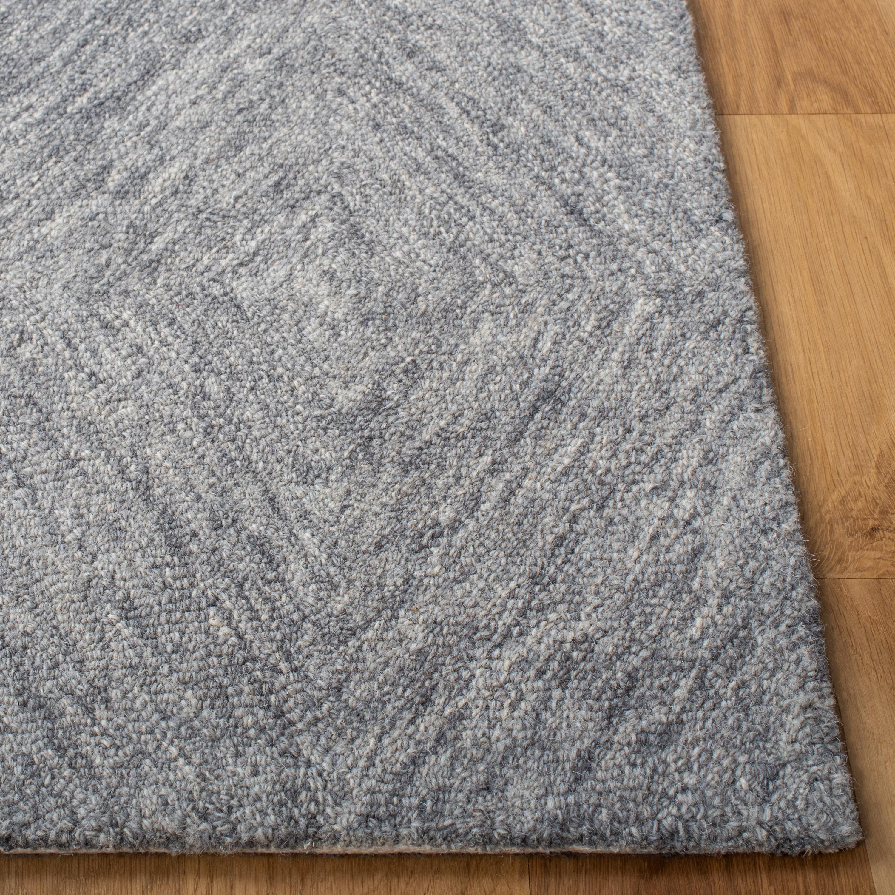 Metro MET105 Hand Tufted Area Rug - Grey - 6'x6' - Safavieh.