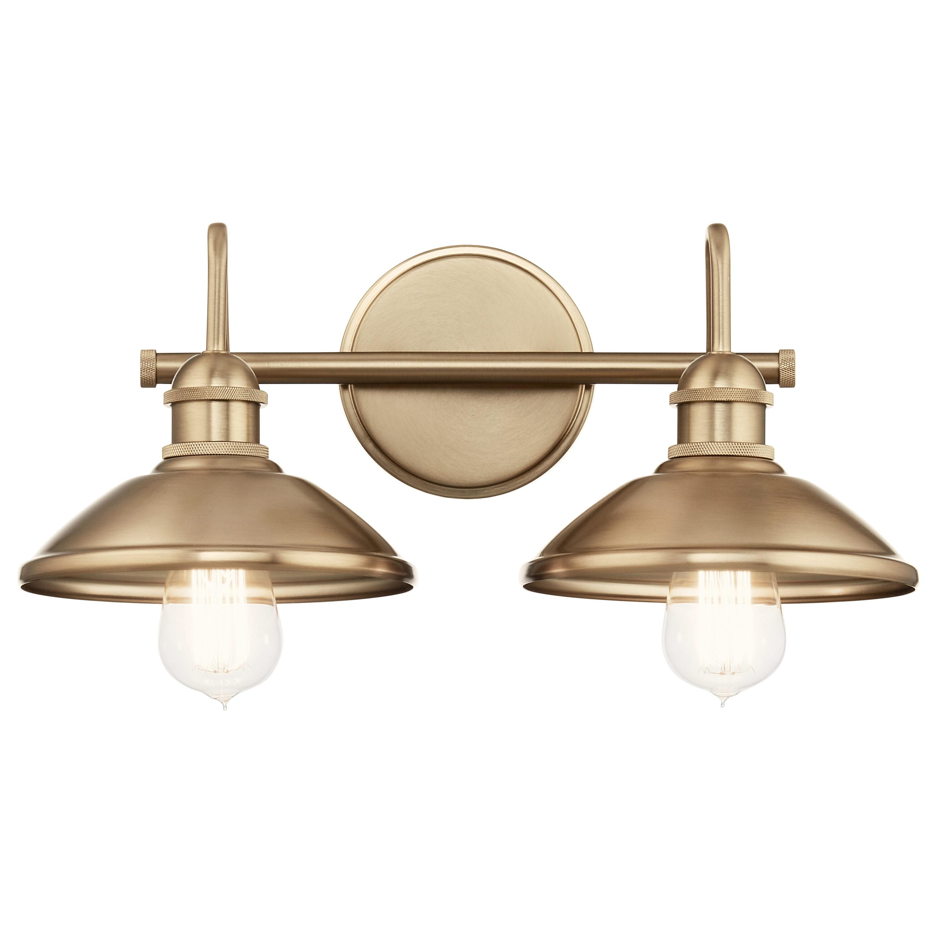 Kichler Lighting Clyde 2 - Light Vanity in  Champagne Bronze