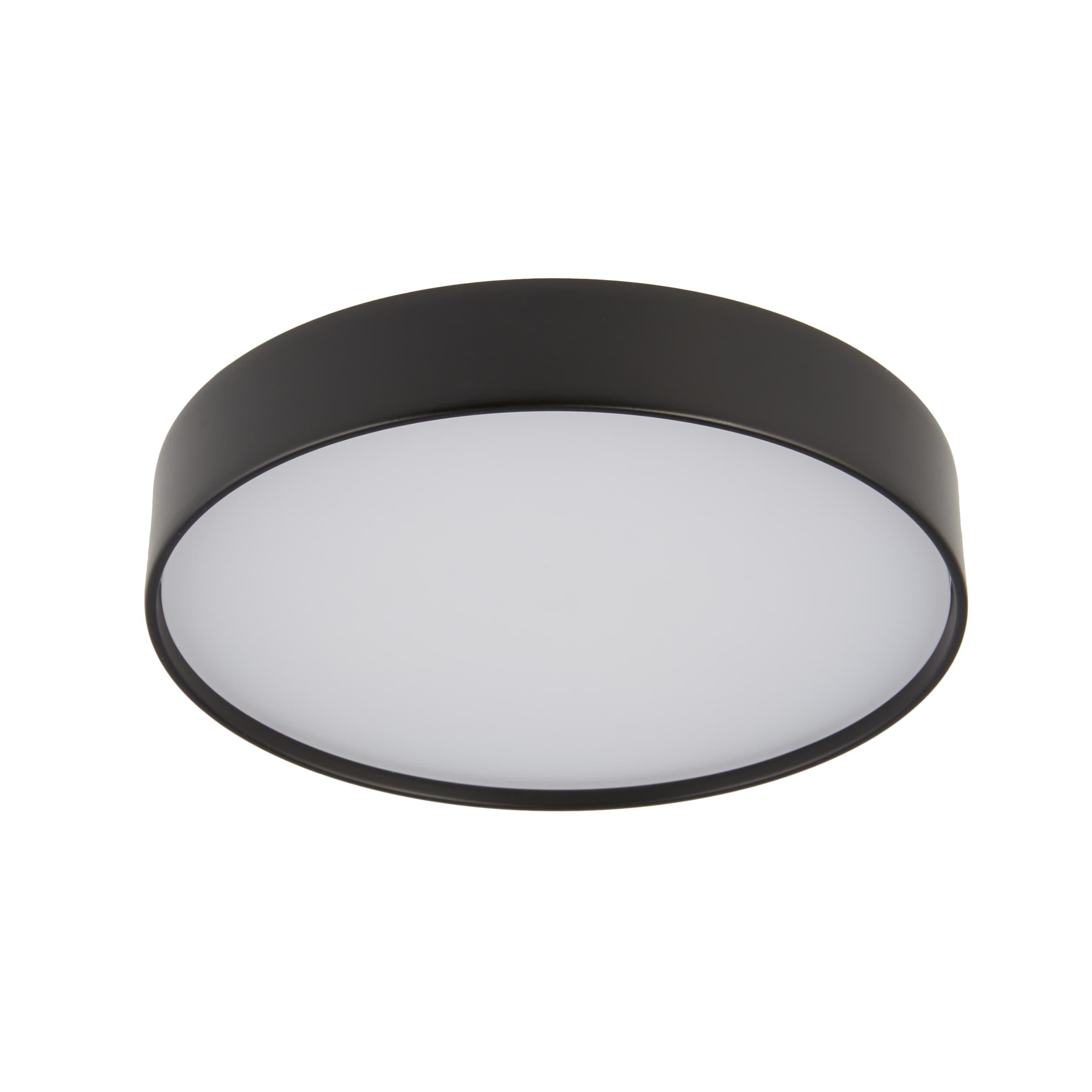 Maxim 57660Wt Trim 5" Wide Integrated Led Flush Mount Ceiling Fixture - Black