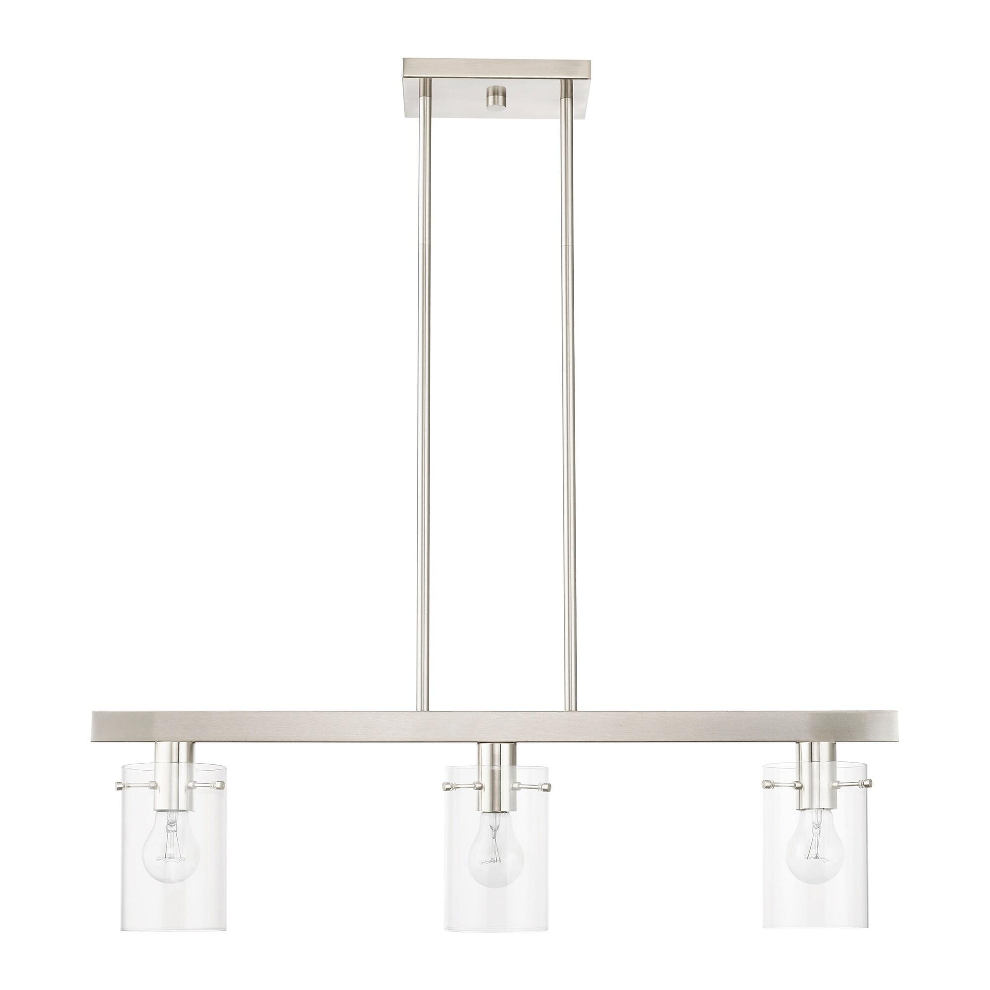 Livex Lighting Munich 3 - Light Chandelier in  Brushed Nickel