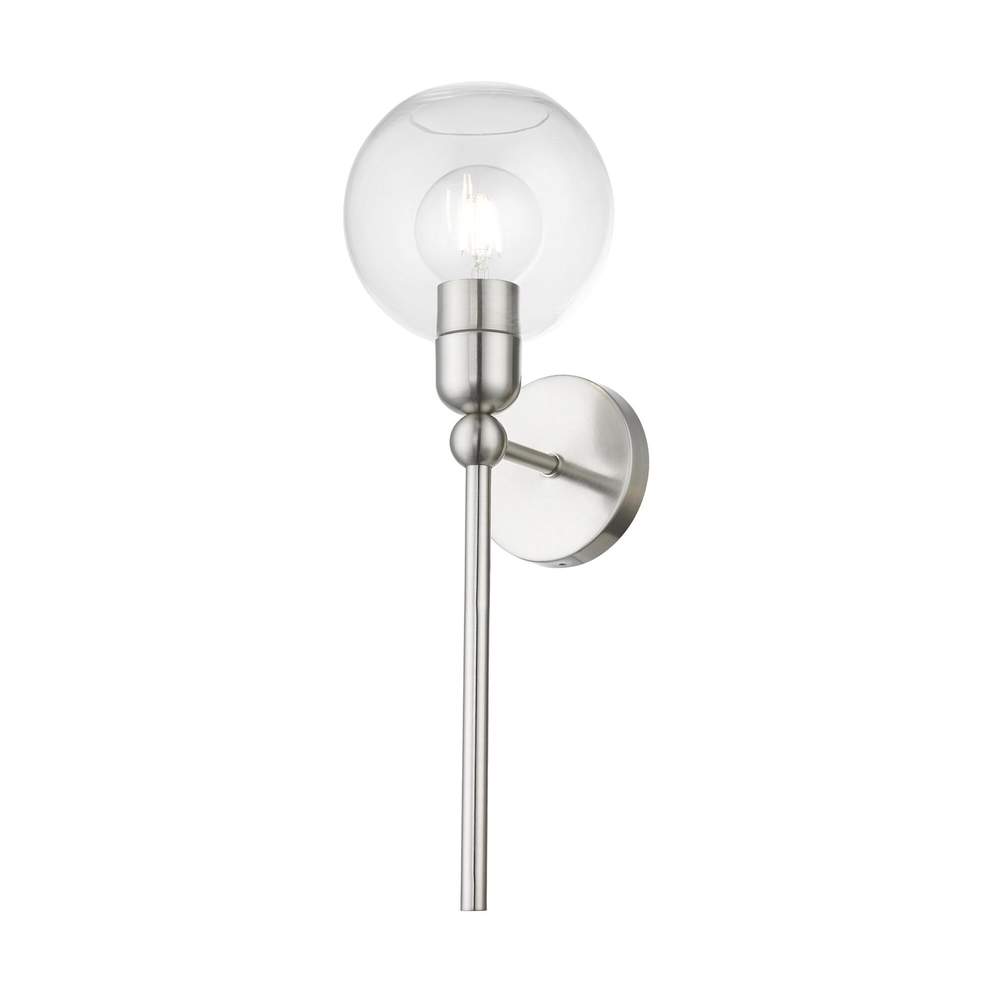 Livex Lighting Downtown 1 - Light Sconce in  Brushed Nickel