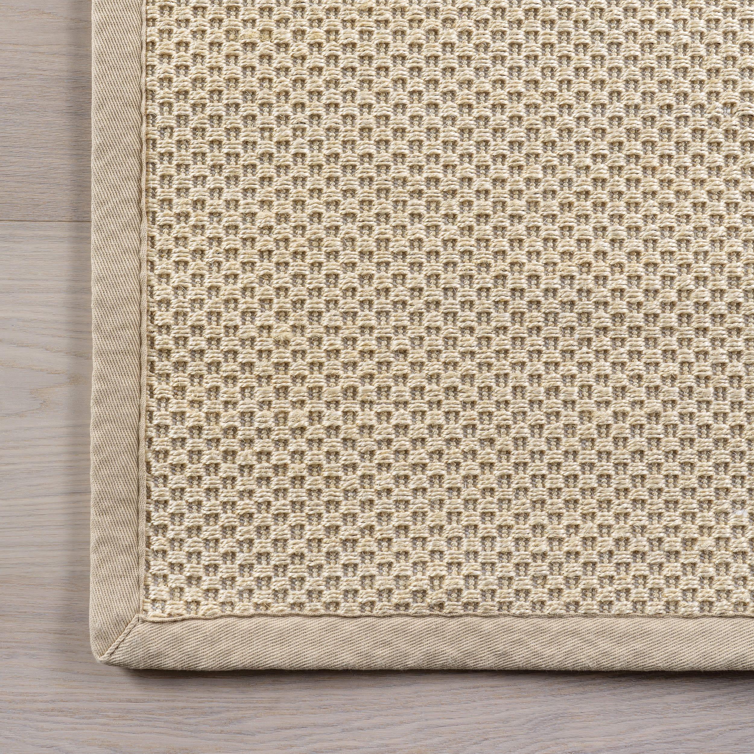 Proper Sisal and Wool Tan Area Rug