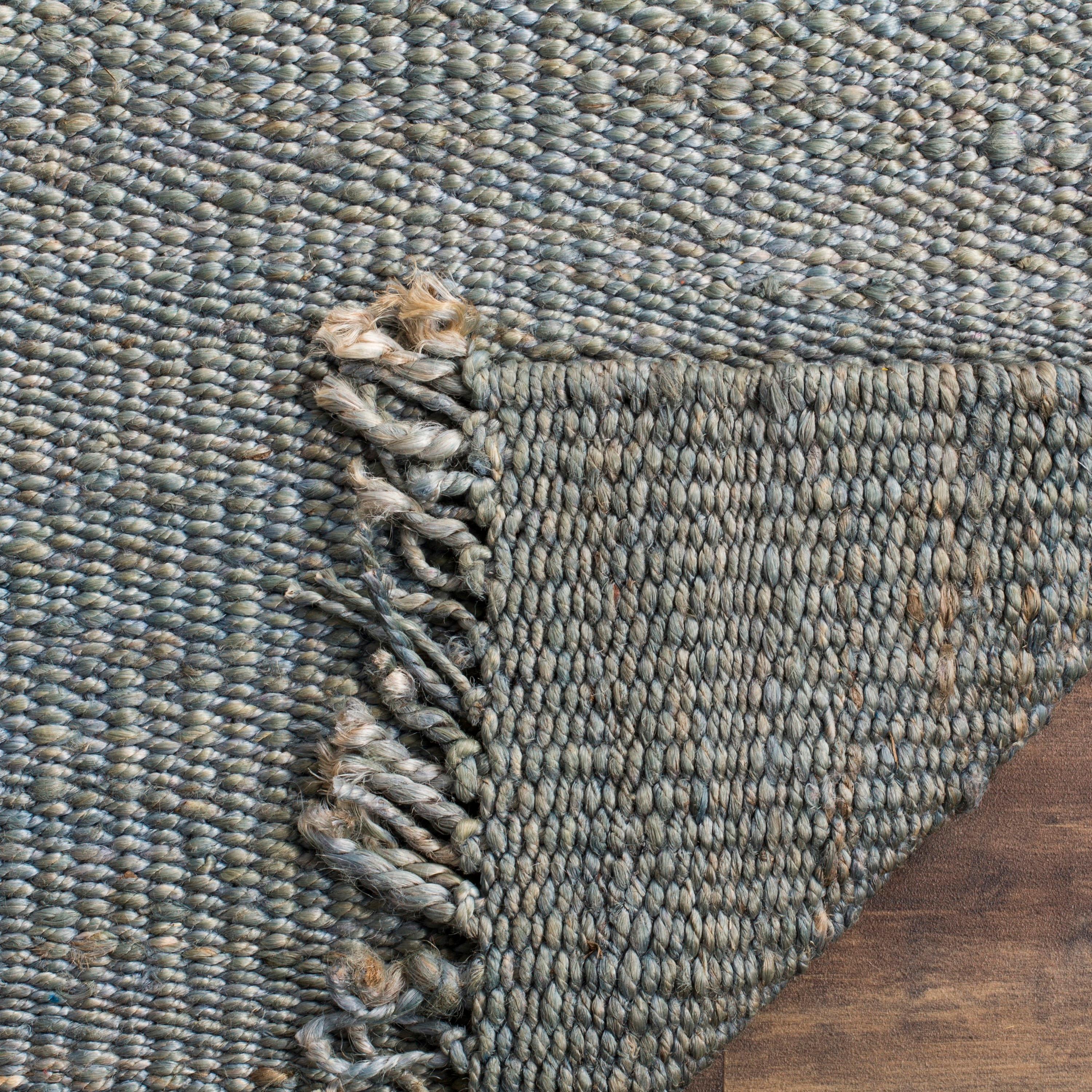 Natural Fiber NF368 Hand Woven Indoor Area Rug - Blue - 5'x8' - Safavieh.