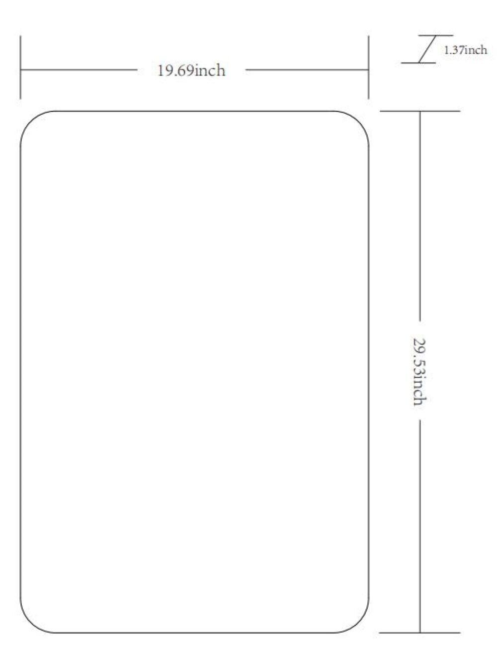 Aranya Chic Brushed Metal Rectangular Mirror in Gold & Silver