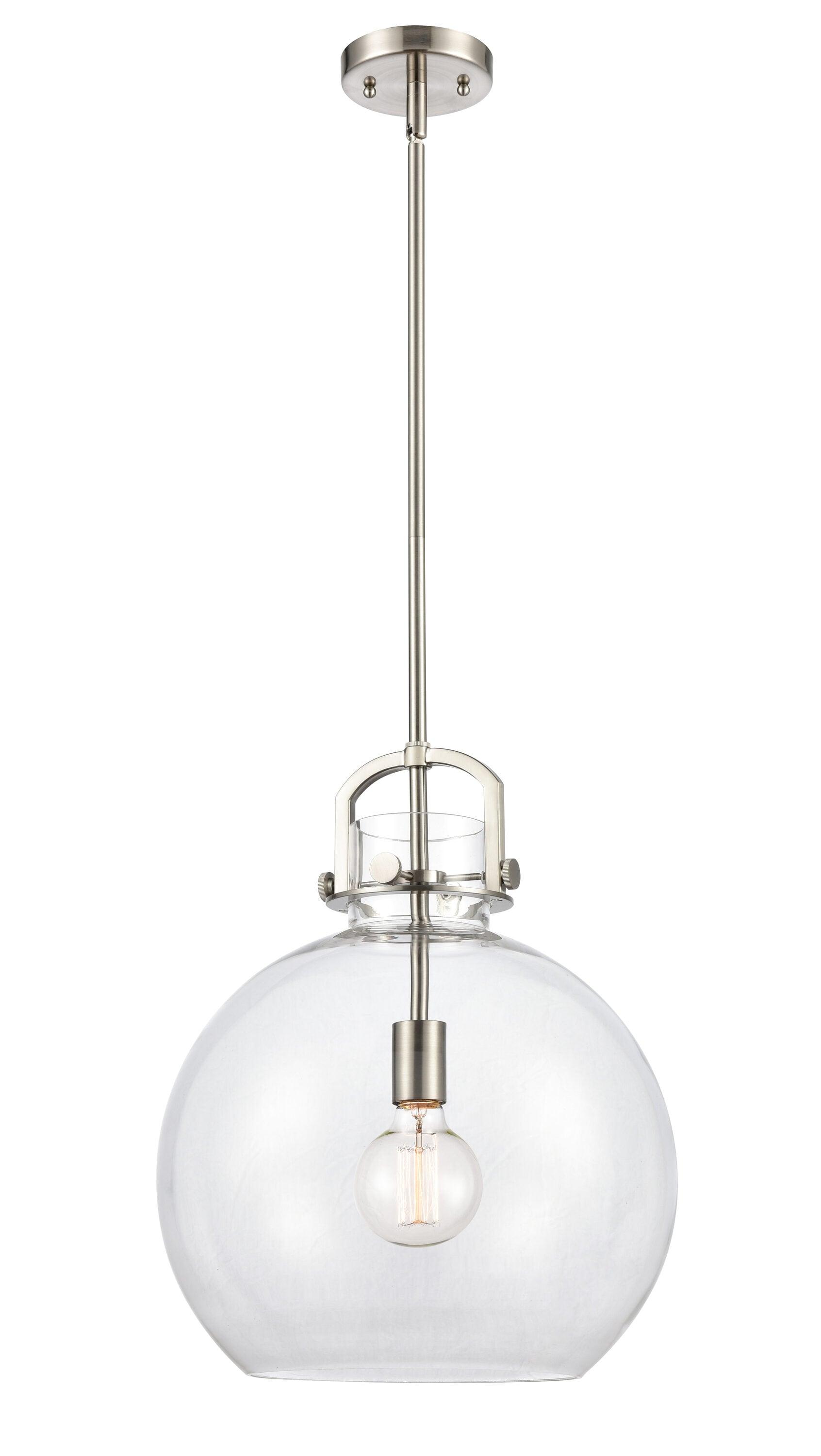 Innovations Lighting 410-1S-14 Newton Newton 14" Wide Pendant - Nickel