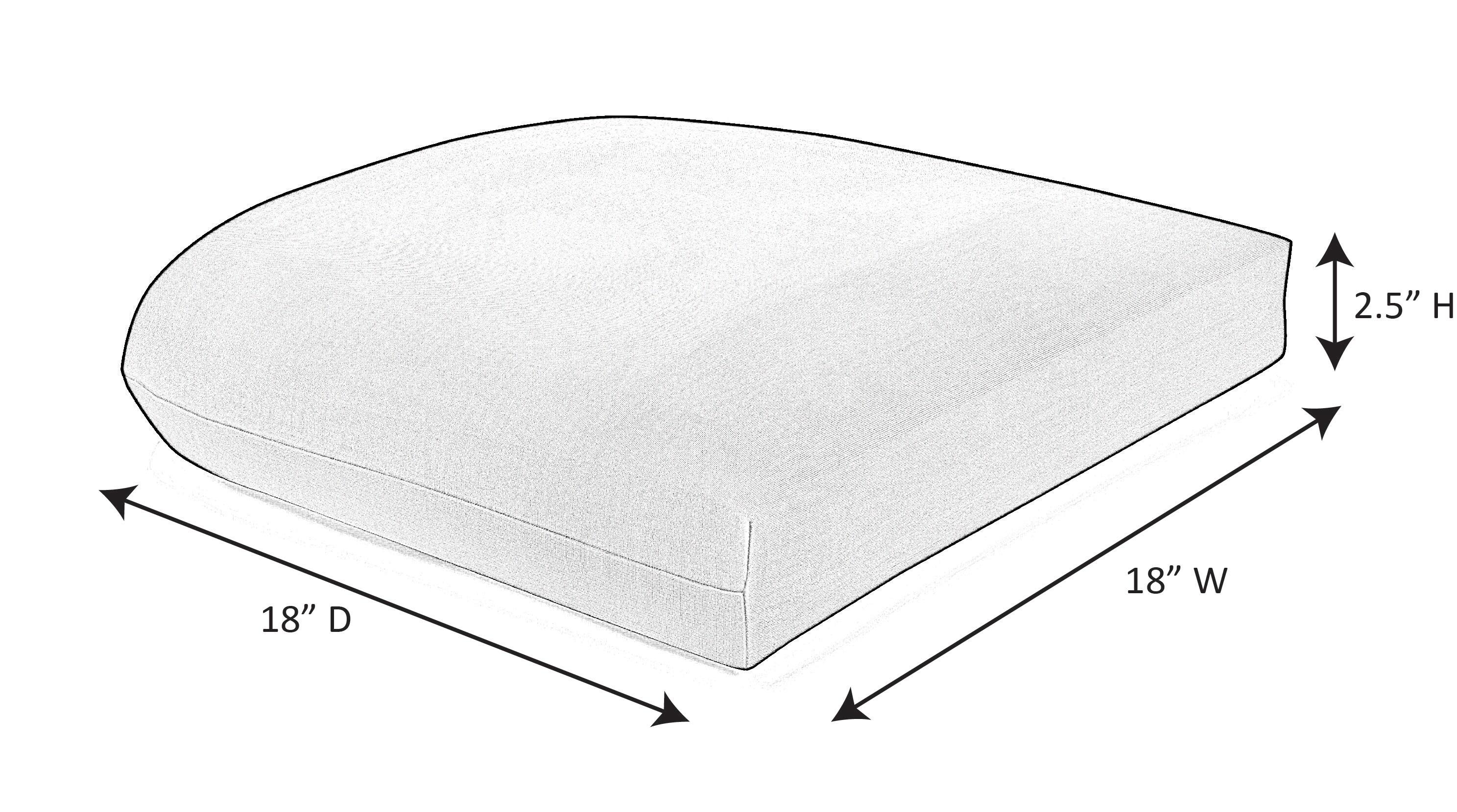 Sol 72 Outdoor™ Sunbrella Seat Cushion 18'' W x 18'' D