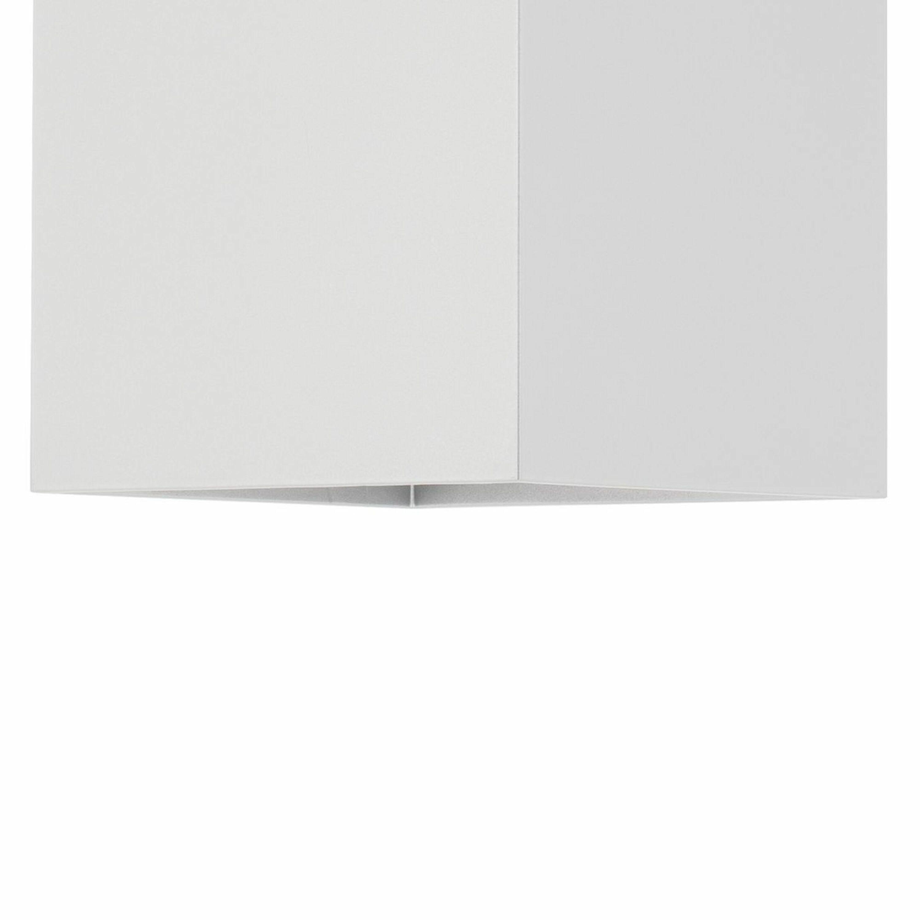 Progress Lighting, Outdoor Square, 1 Light Wall Sconce, Antique Bronze, Material: Porcelain, Finish Color: White