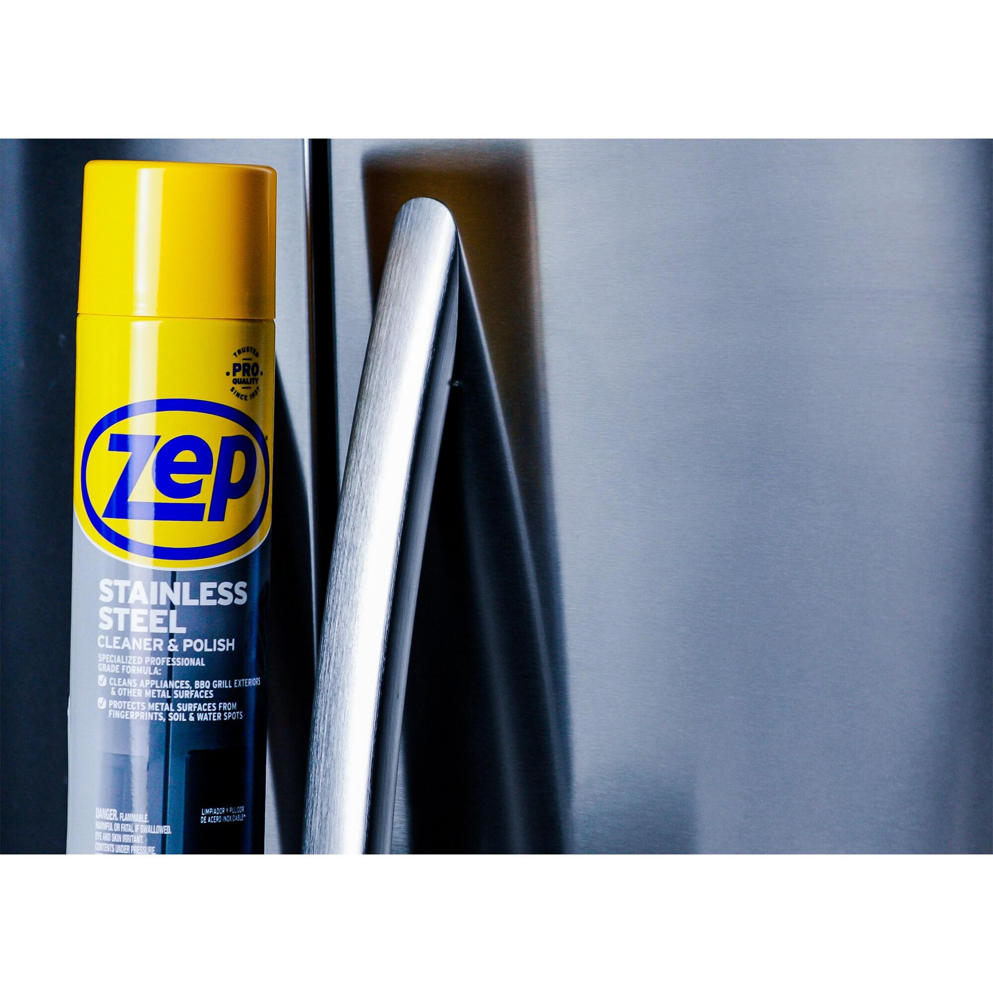 Stainless Steel Cleaner and Polish – Removes Fingerprints and Water Spots – 14 oz