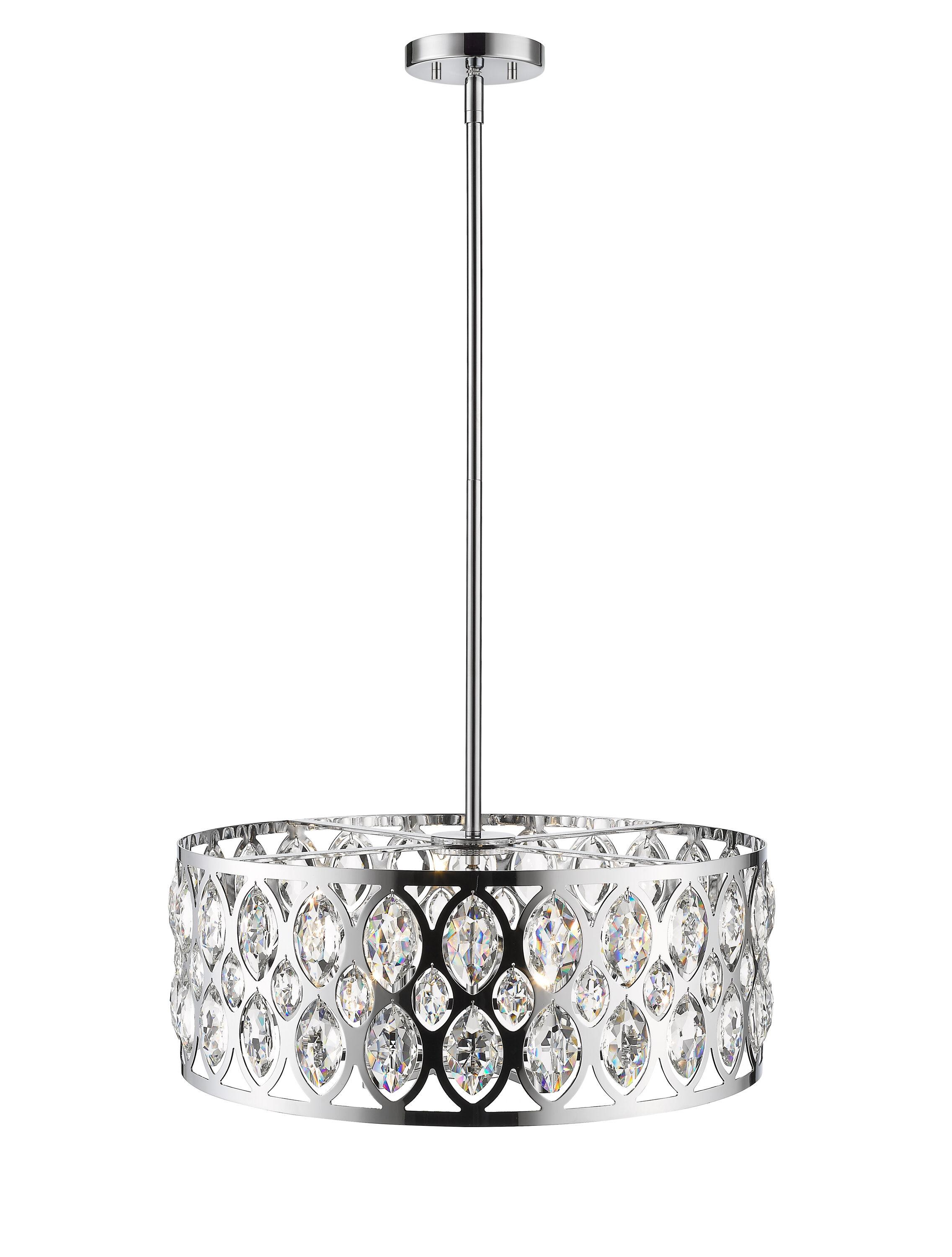 Z-Lite Dealey 6 - Light Chandelier in  Chrome